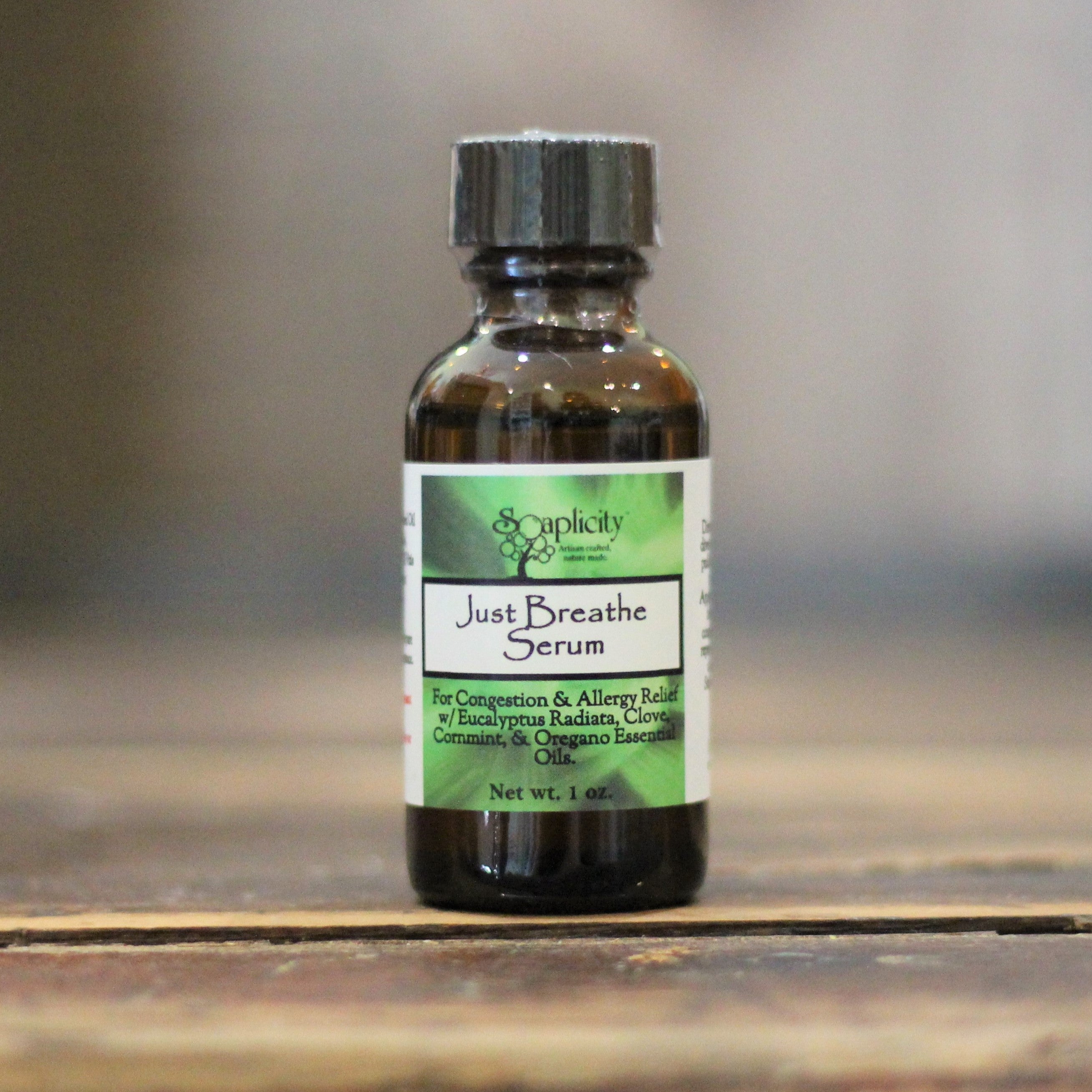 Just Breathe Serum – Natural Respiratory Support Serum with Eucalyptus & Menthol