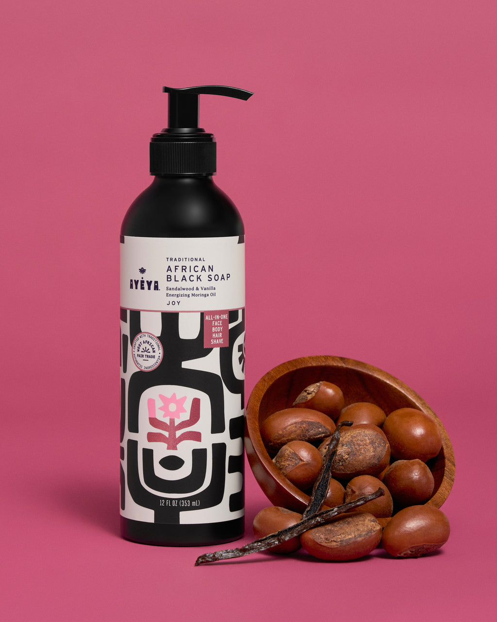 Traditional African Black Liquid Soap – Joy