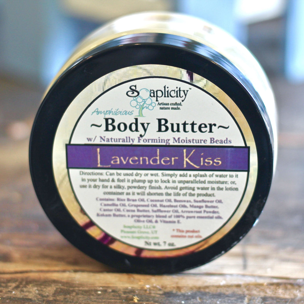 Lavender Kiss Body Butter – All-Natural Deep Hydration with Musky-Citrus Lavender Scent