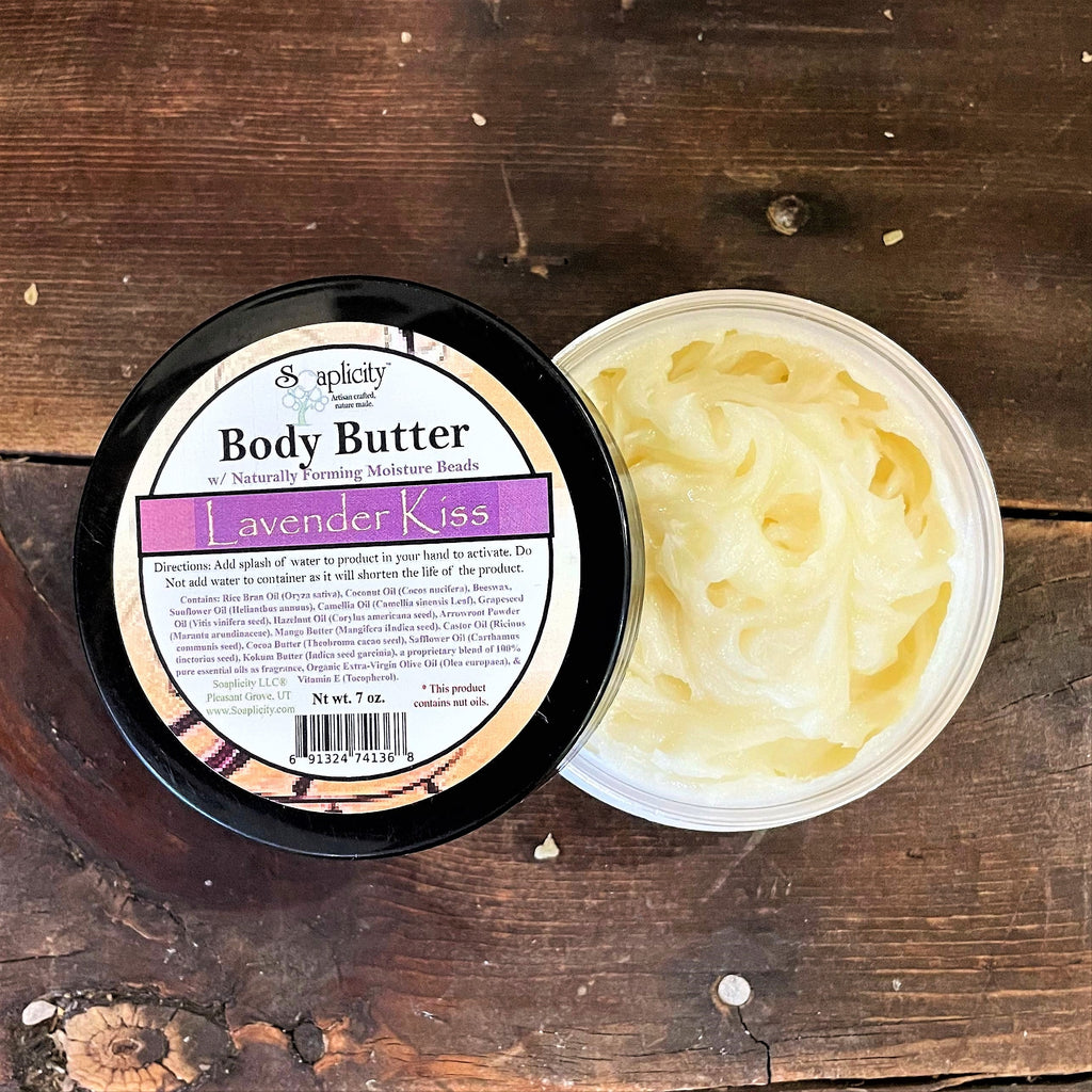 Lavender Kiss Body Butter – All-Natural Deep Hydration with Musky-Citrus Lavender Scent