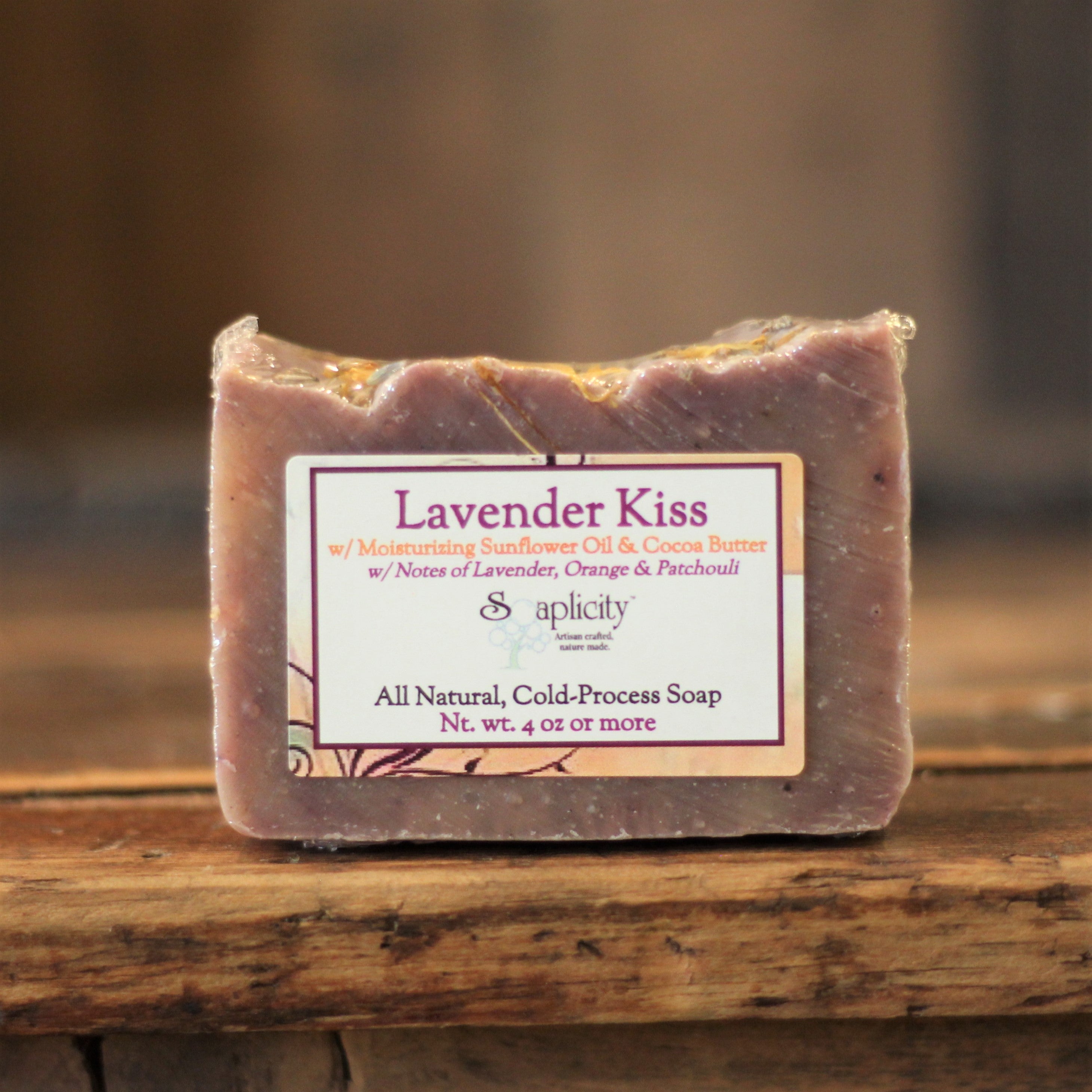 Lavender Kiss Soap Bar – Calming Natural Bar Soap with Lavender
