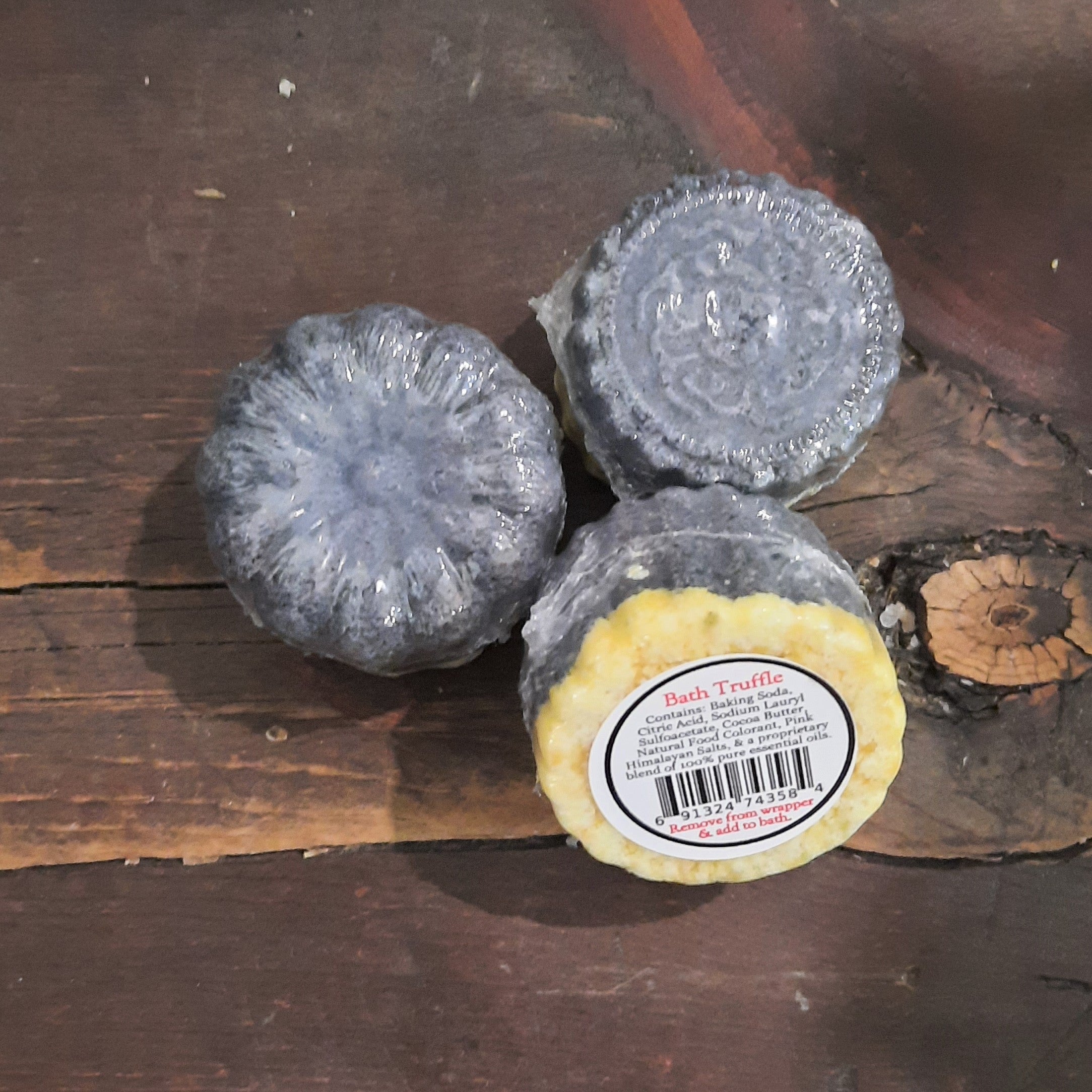 Bubble Bath Truffles – Mini Natural Fizzing Bubble Bath Bombs with Cocoa & Mango Butter