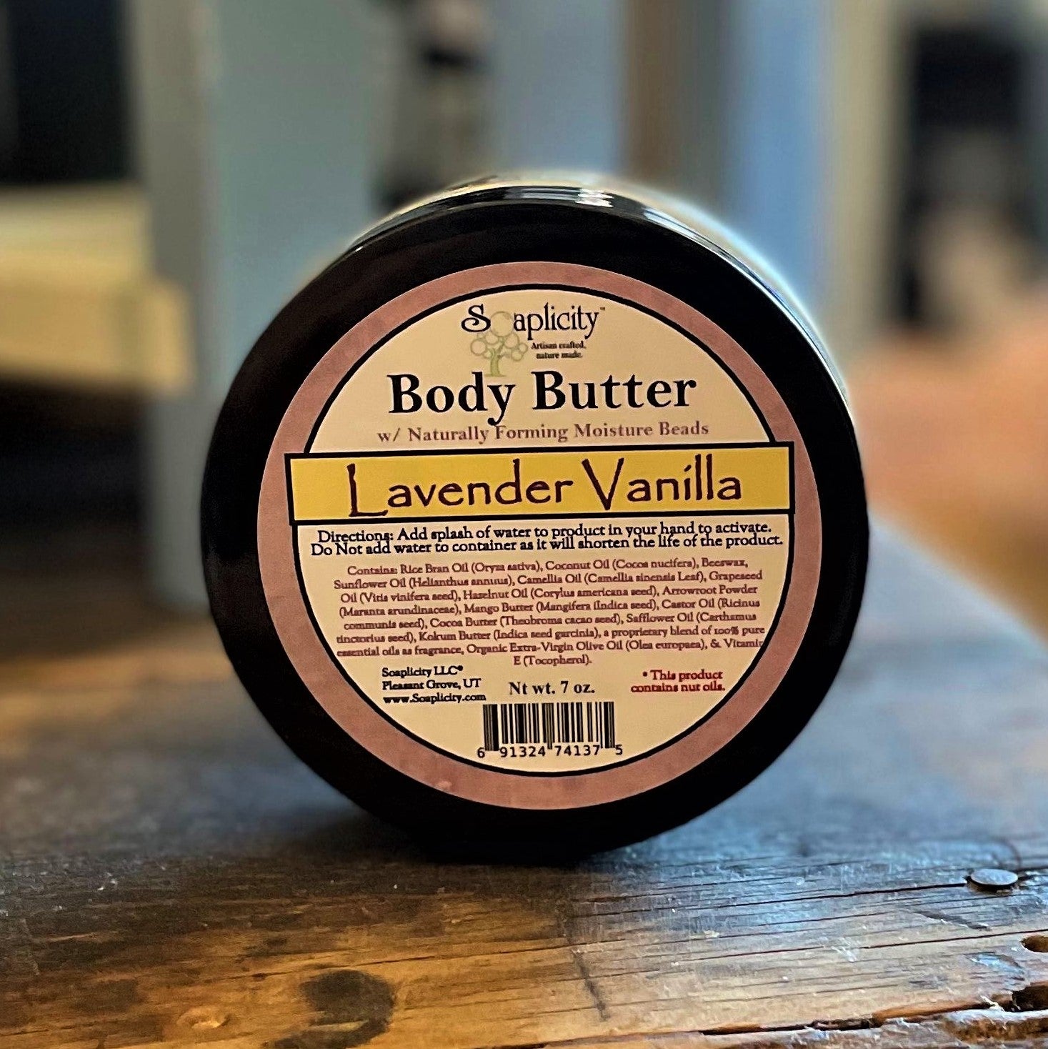Lavender Vanilla Body Butter – Natural Deep Moisturizer with Calming Scent