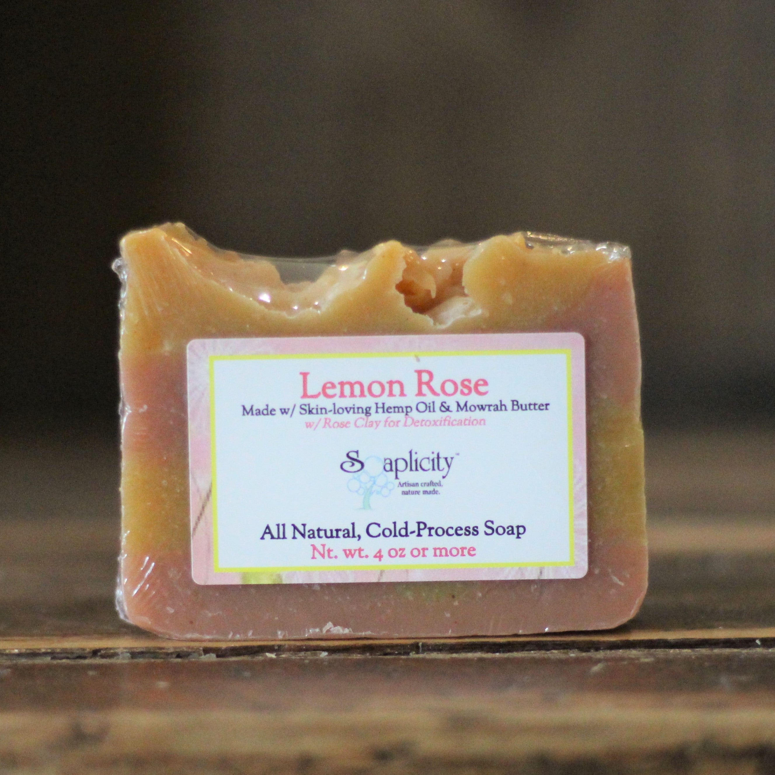 Lemon Rose Soap Bar – Brightening & Floral Natural Bar Soap