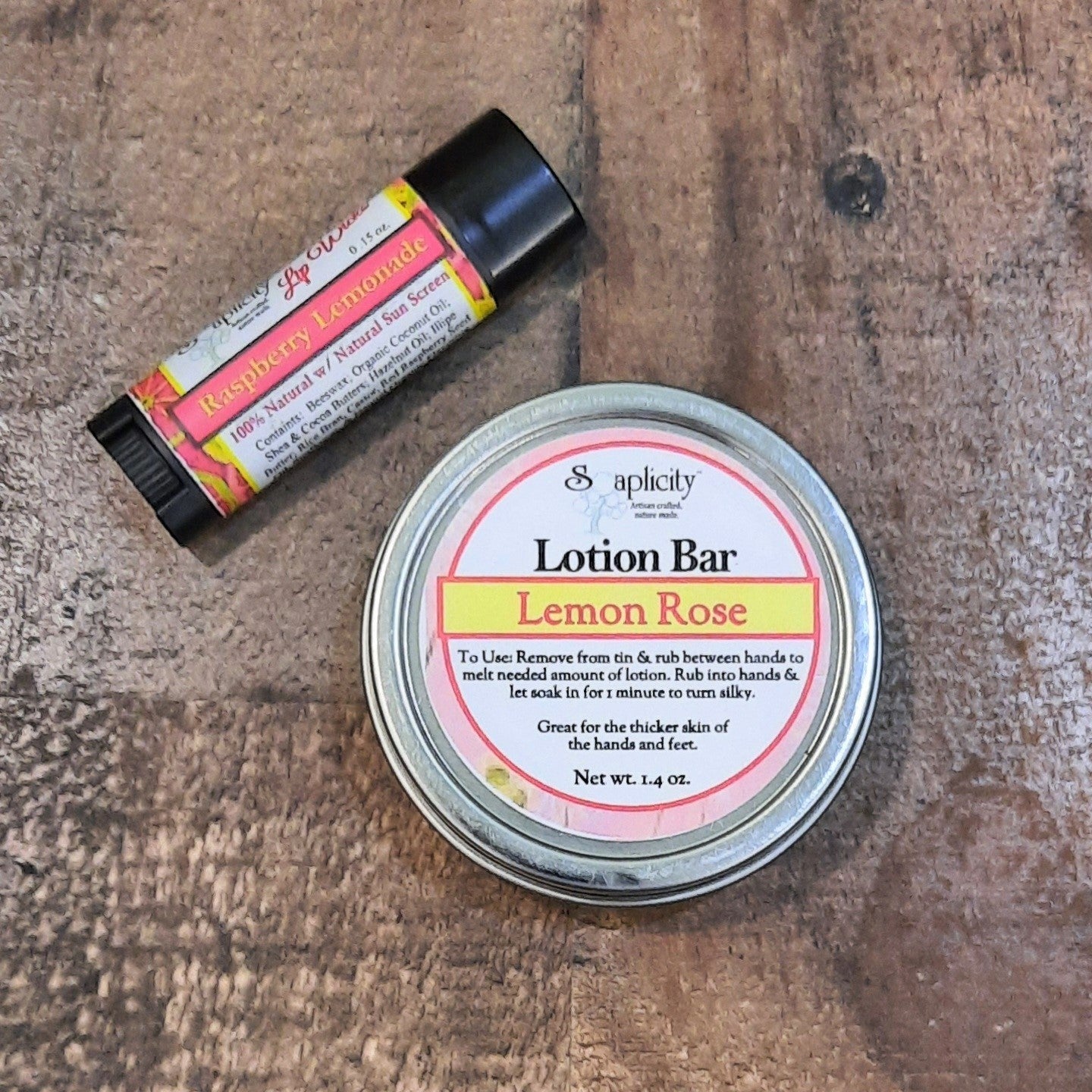 Lip & Lotion Gift Sets – Natural Lotion Bar & Lip Balm Duo