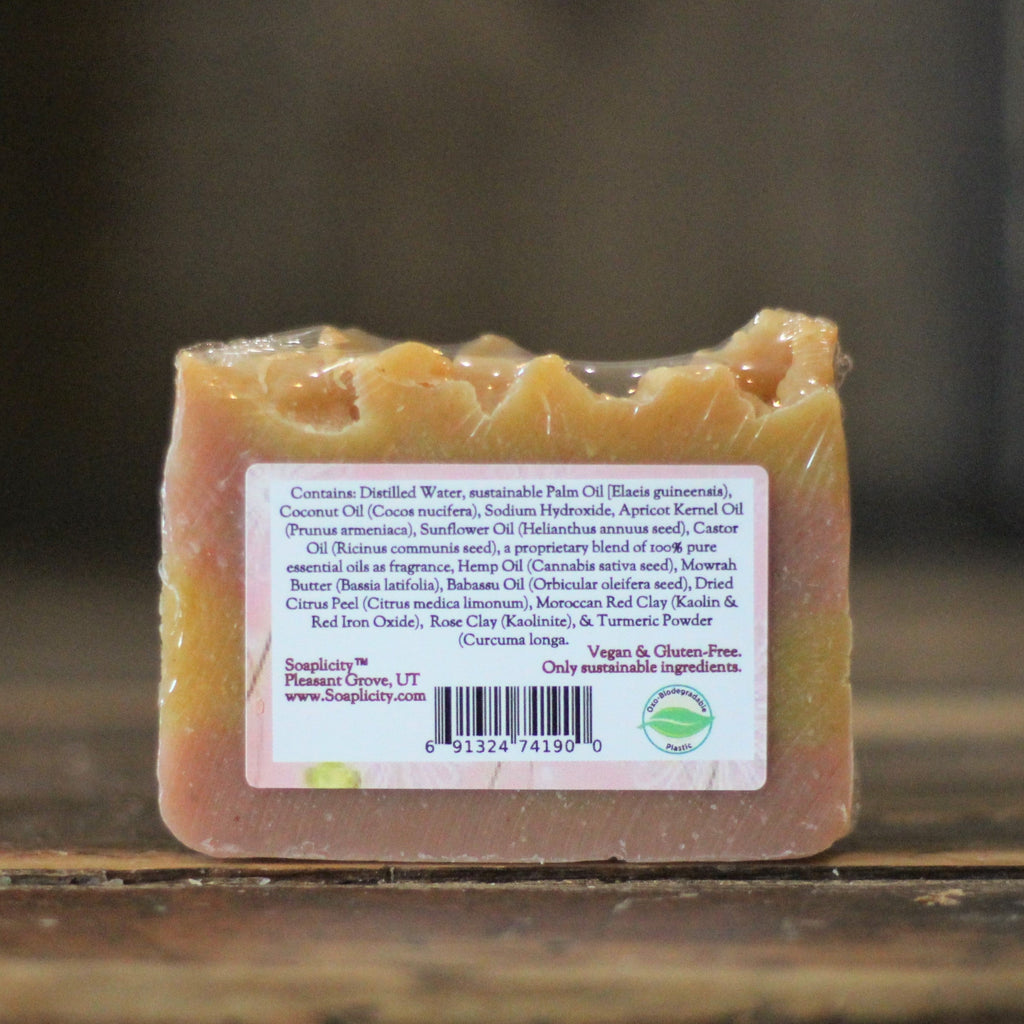 Lemon Rose Soap Bar – Brightening & Floral Natural Bar Soap