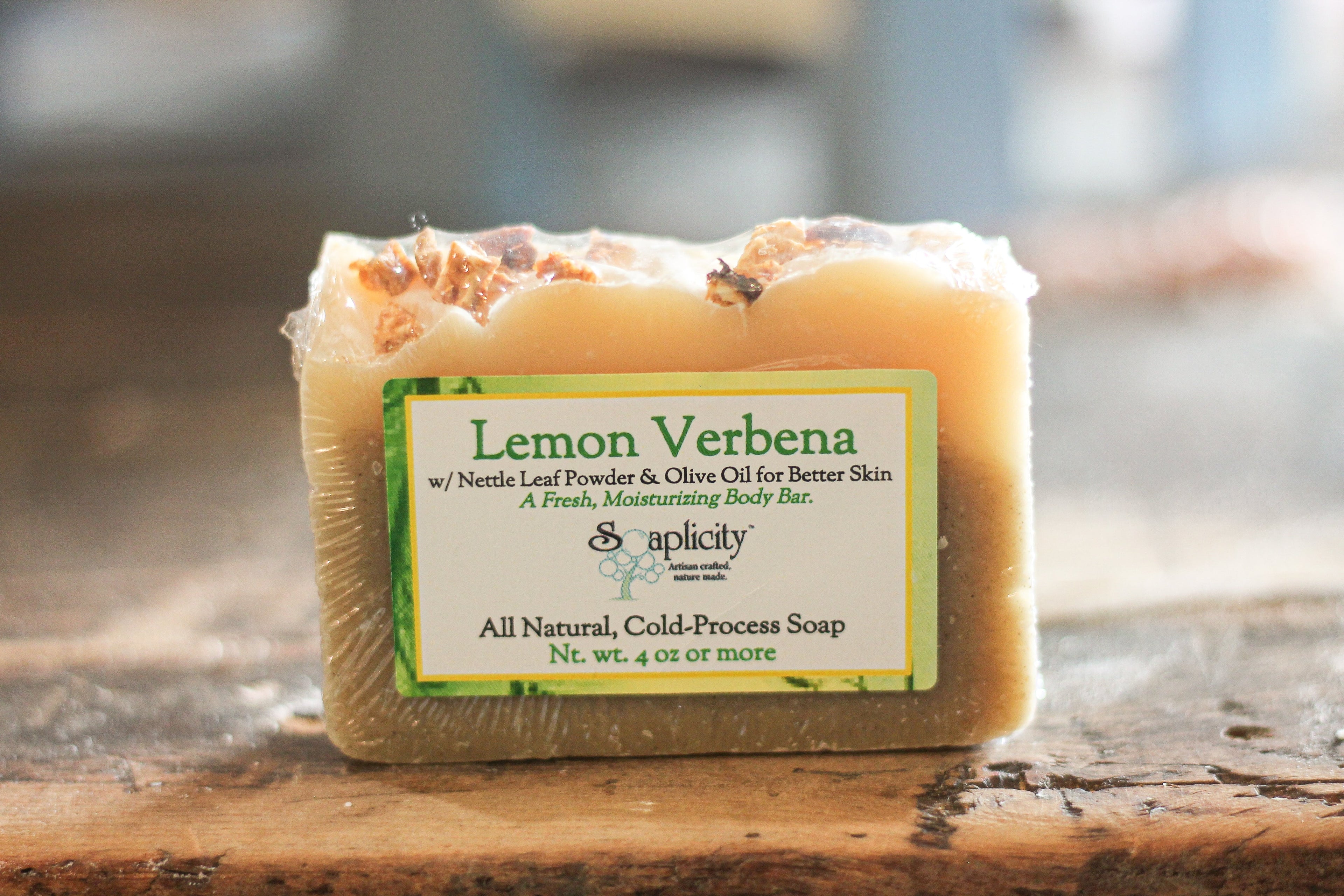 Lemon Verbena Soap Bar – Natural Brightening Soap with Fresh Citrus-Herbal Scent
