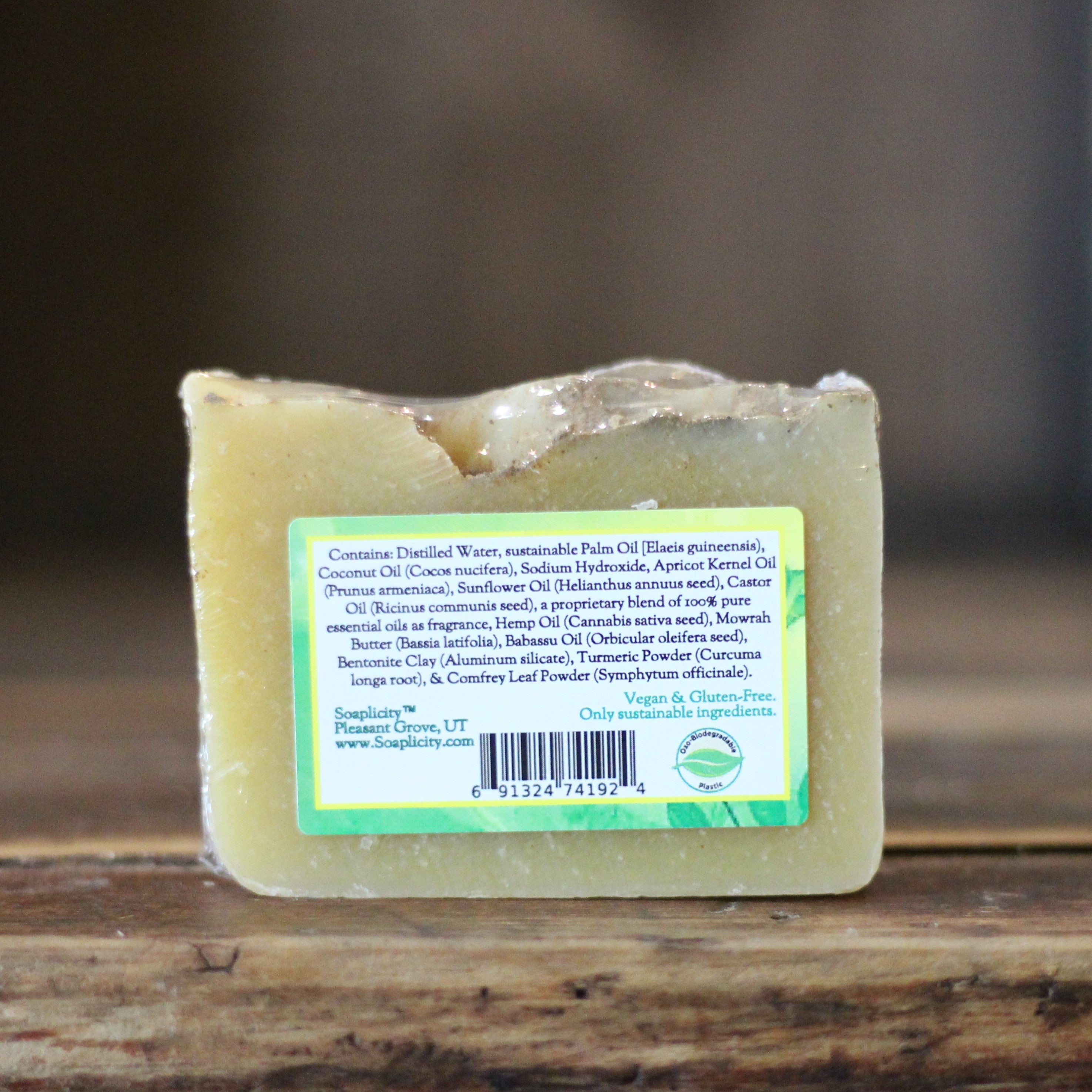 Lemongrass & Sage Soap Bar – Clarifying Natural Soap with Bentonite Clay