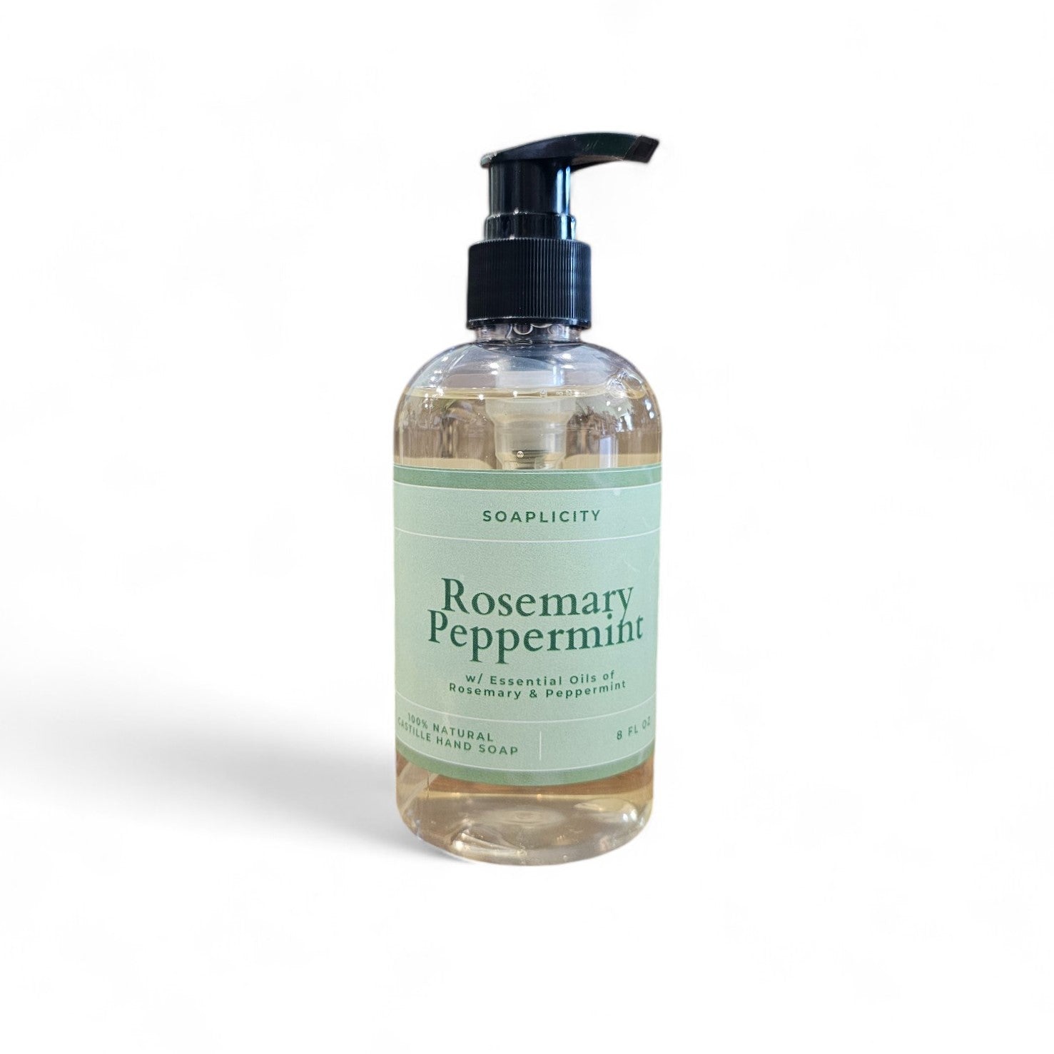 Rosemary Peppermint Liquid Hand Soap – 100% Natural, 8 fl. oz