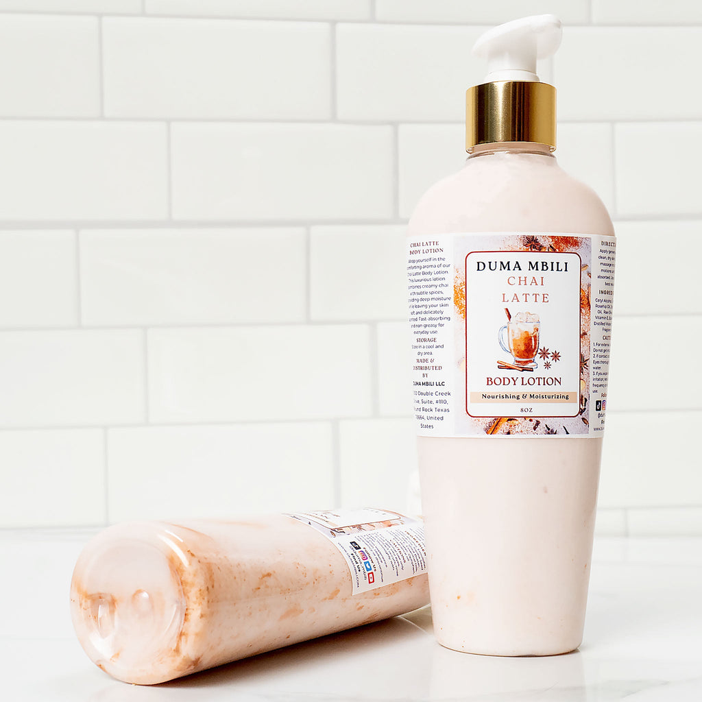 Chai Latte Body Lotion – Rosehip Oil, Shea Butter & Aloe Vera