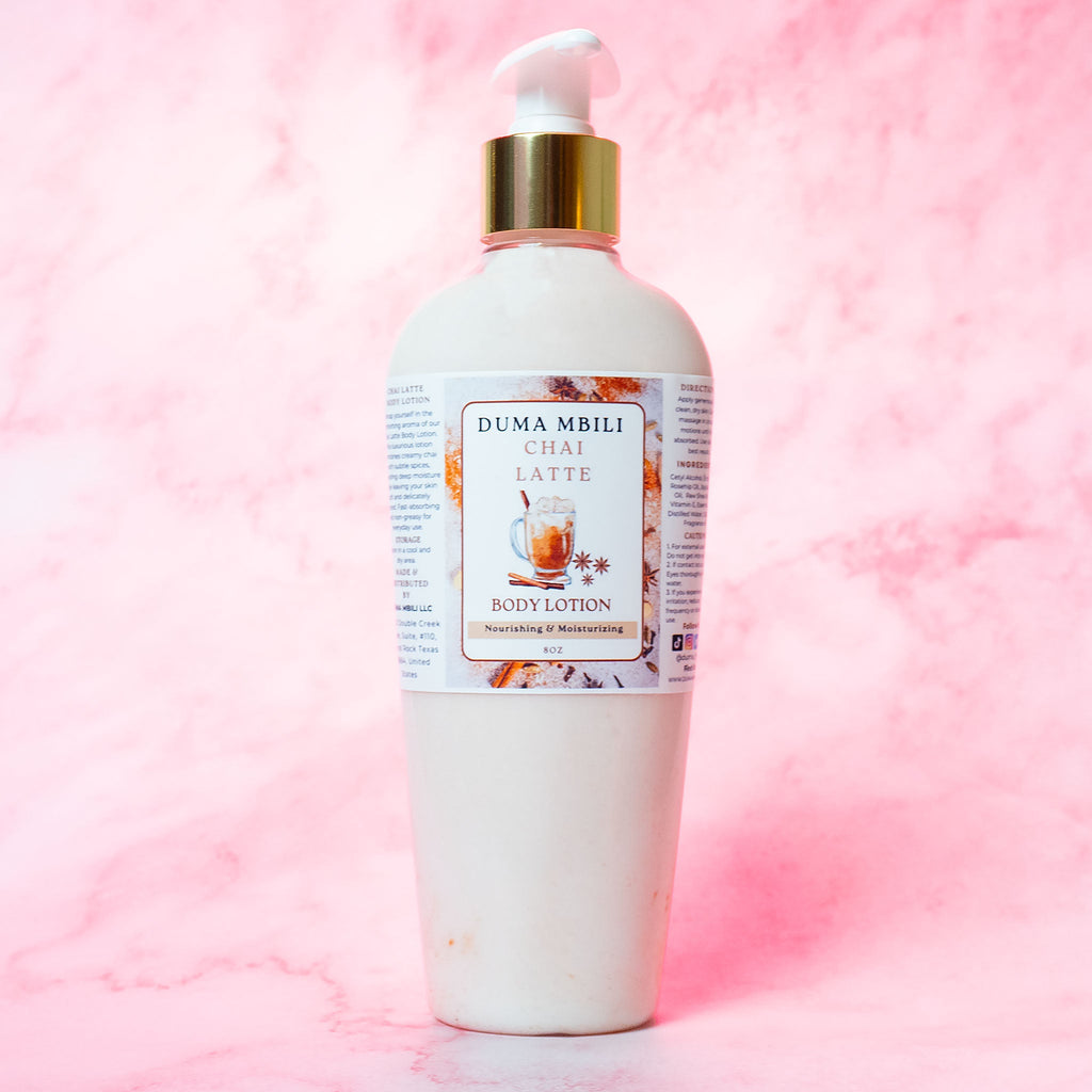 Chai Latte Body Lotion – Rosehip Oil, Shea Butter & Aloe Vera