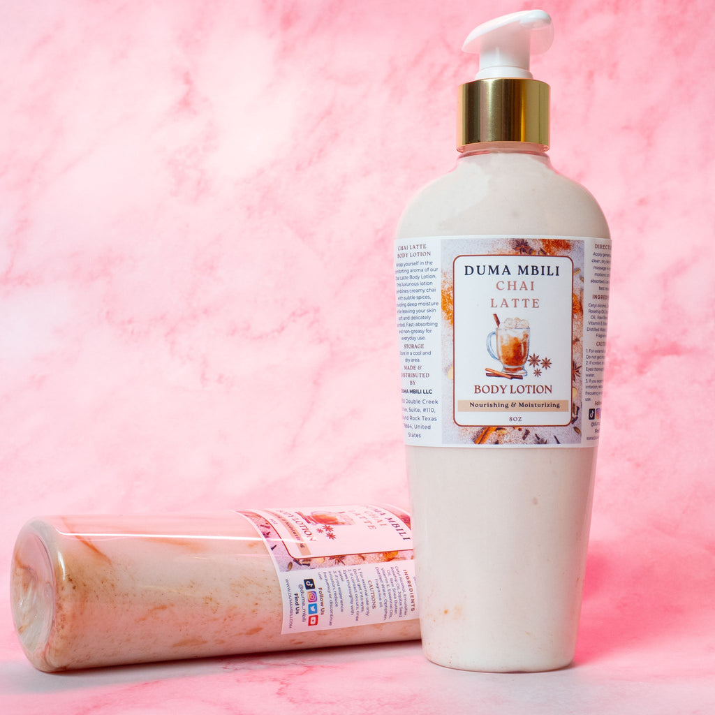 Chai Latte Body Lotion – Rosehip Oil, Shea Butter & Aloe Vera