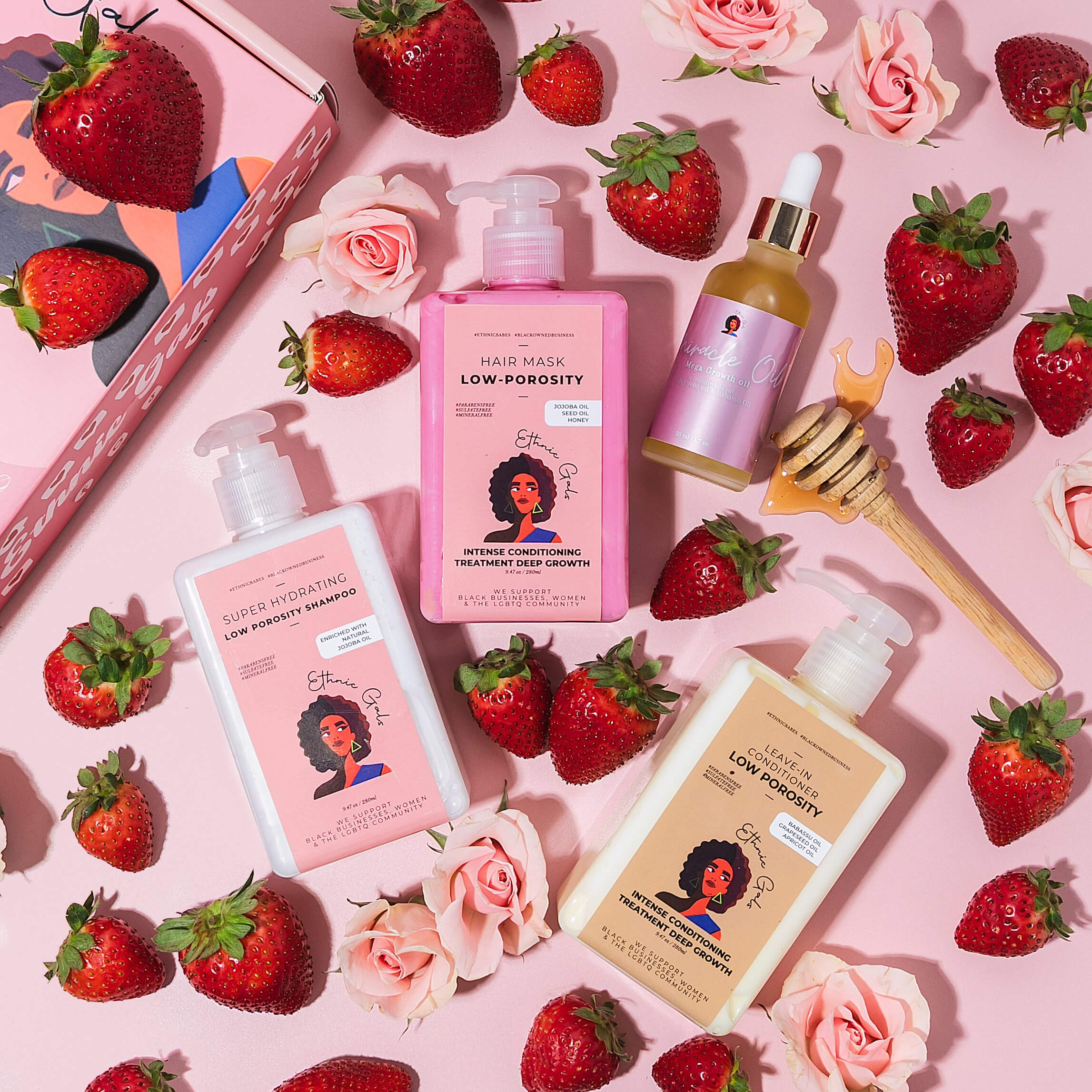 Low Porosity Hair Care Essentials Bundle - Growth & Deep Moisture