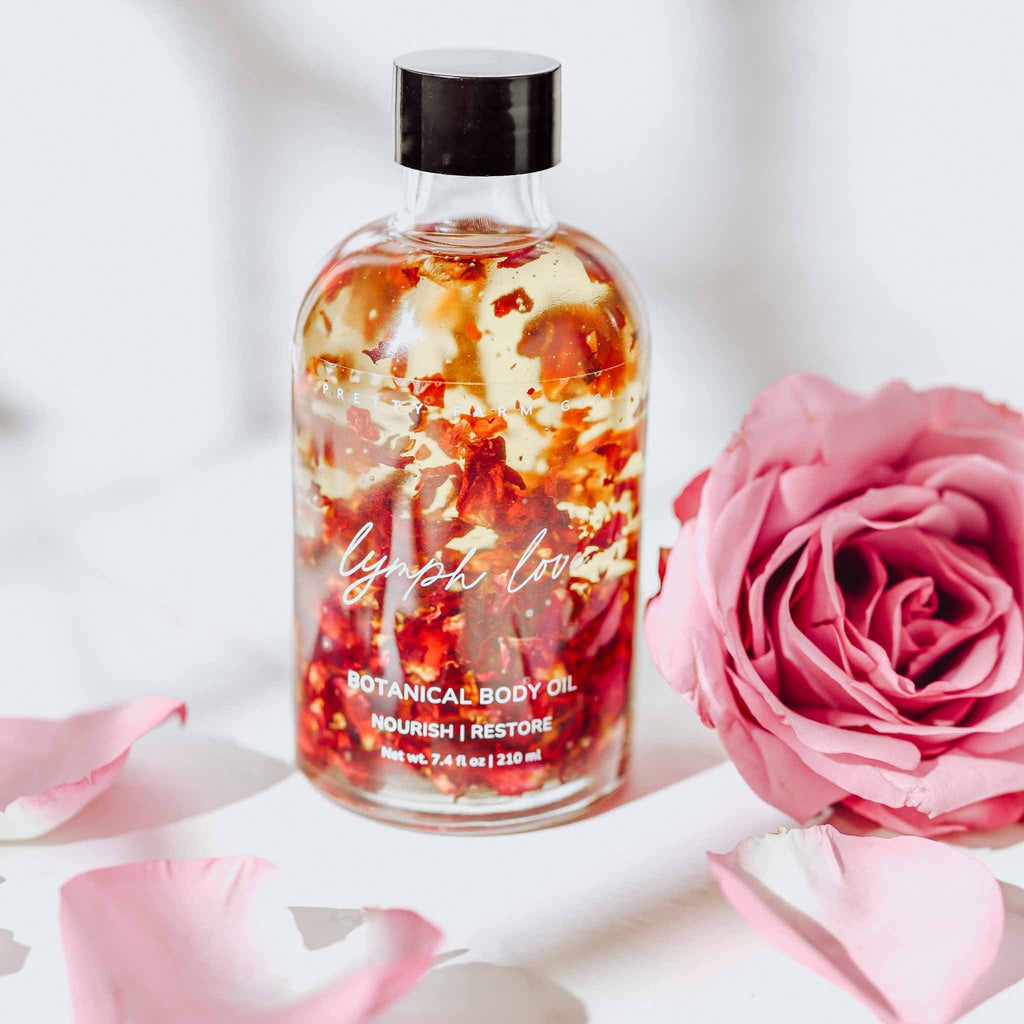 Lymph Love Body Oil for Massage – Lymphatic Drainage Massage Oil