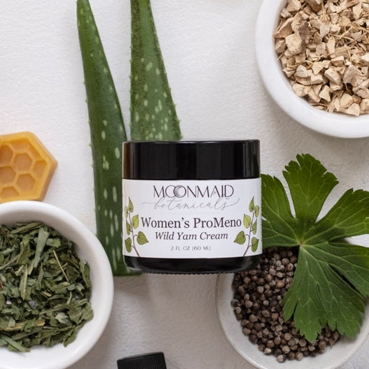 ProMeno Women’s Wild Yam Cream – Natural Menopause & Hormone Support | MoonMaid Botanicals