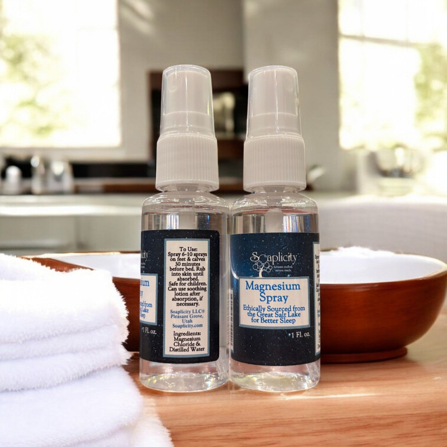 Magnesium Oil Spray – Natural Sleep Aid & Muscle Recovery, 1 fl. oz