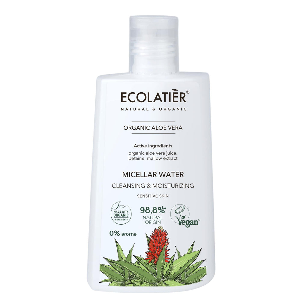 Cleansing & Moisturizing Micellar Water with Organic Aloe Vera