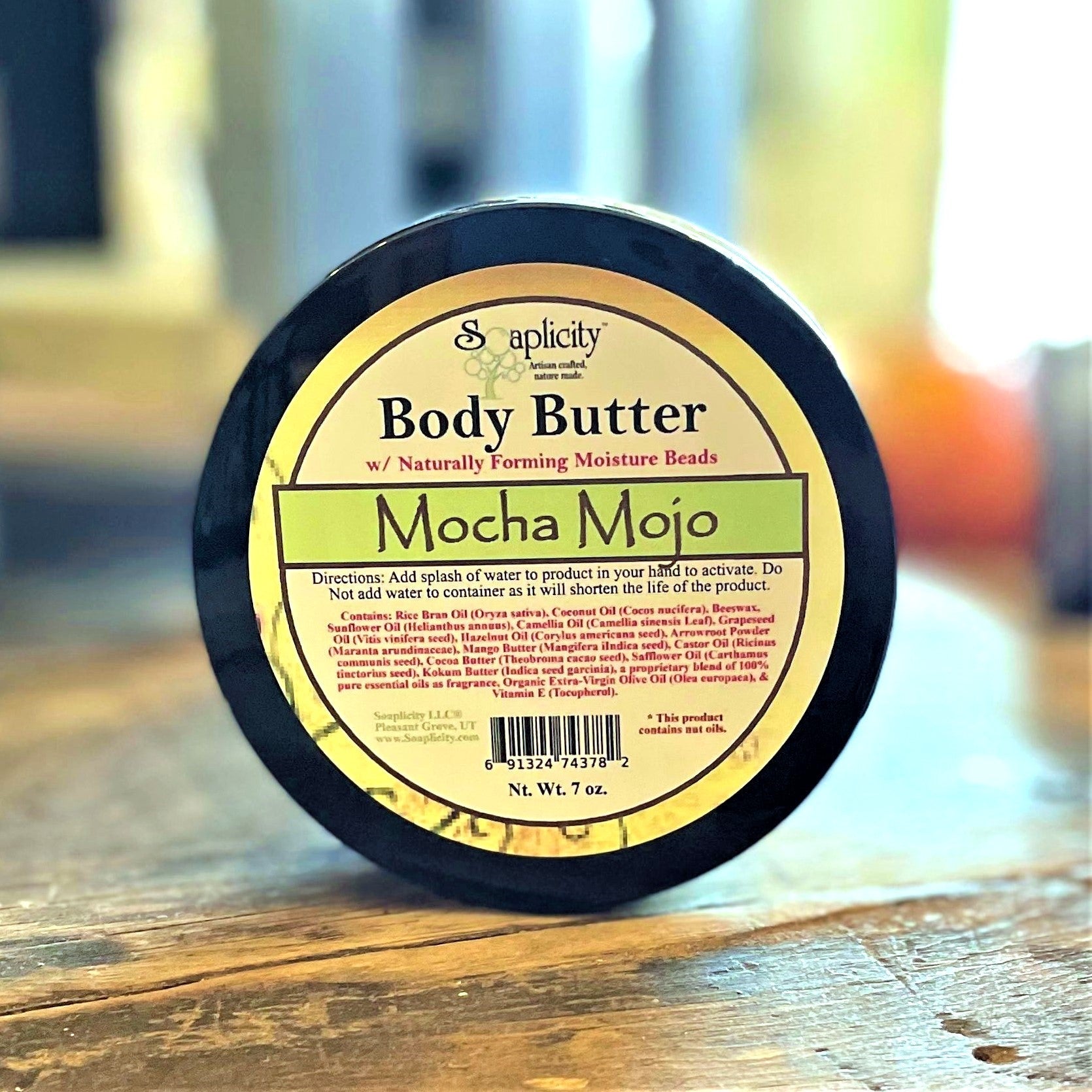 Mocha Mojo Body Butter with Natural Caffeine – Anti-Cellulite & Ultra-Hydrating