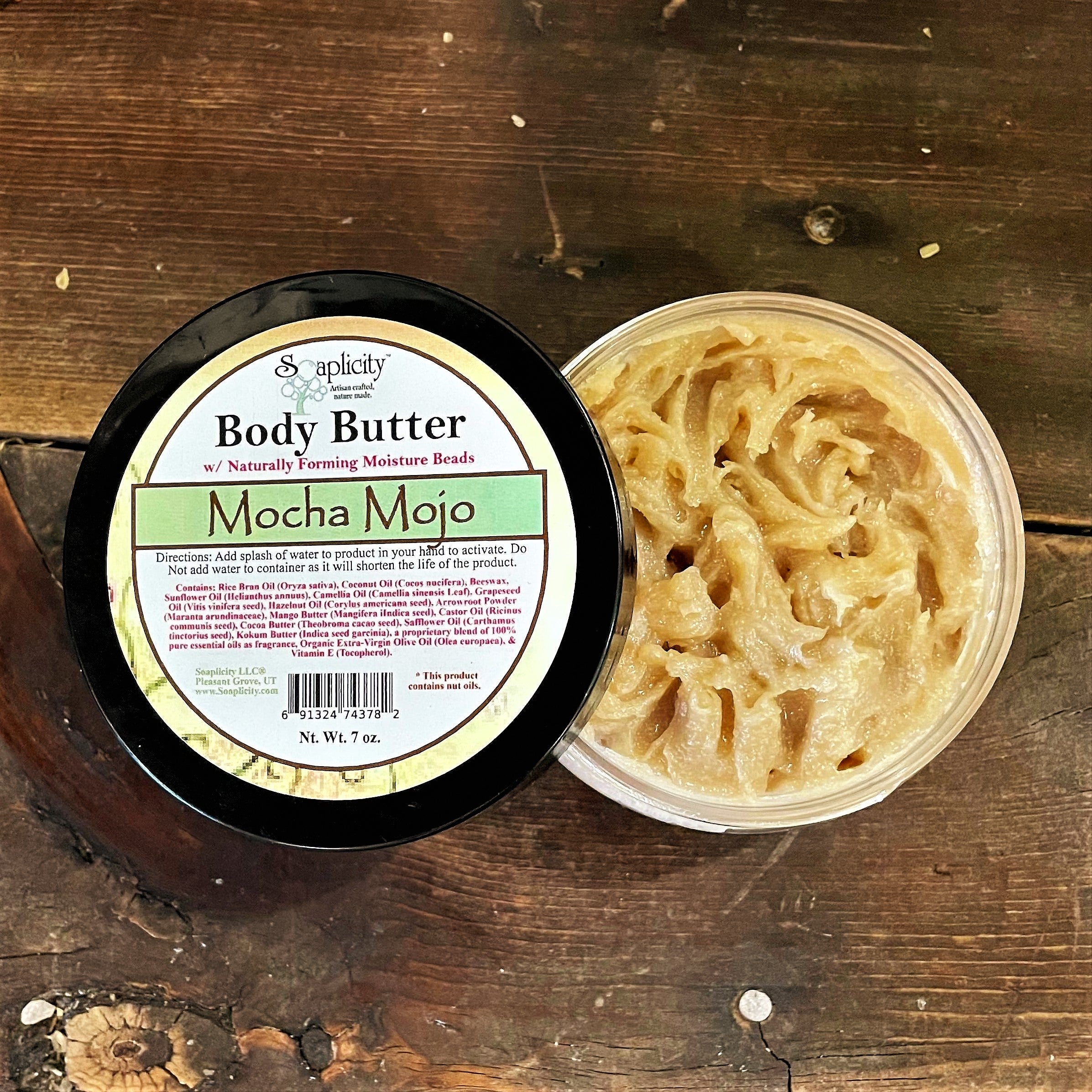 Mocha Mojo Body Butter with Natural Caffeine – Anti-Cellulite & Ultra-Hydrating