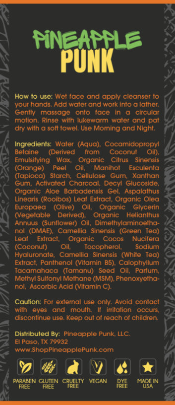 Activated Charcoal Face Cleanser – Natural Acne & Pore Cleanser