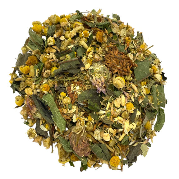 Moontime Relief Herbal Tea for Period Pain – Natural Menstrual Support | MoonMaid Botanicals