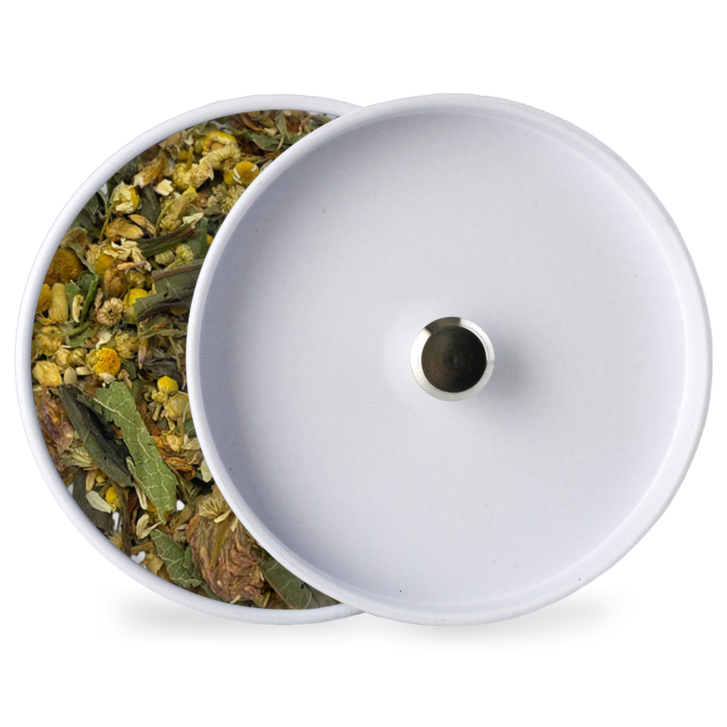 Moontime Relief Herbal Tea for Period Pain – Natural Menstrual Support | MoonMaid Botanicals