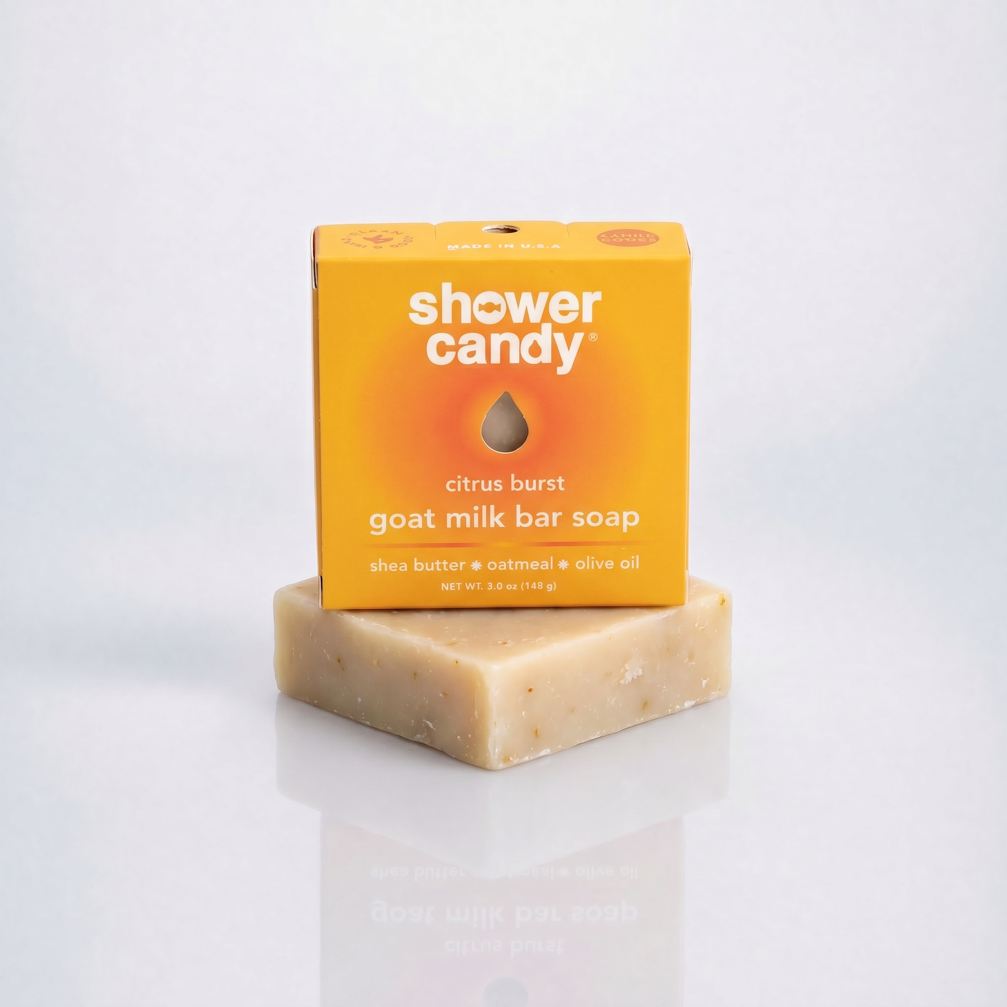 Citrus Burst Goat Milk Bar Soap – Refreshing Hydrating Cleanse