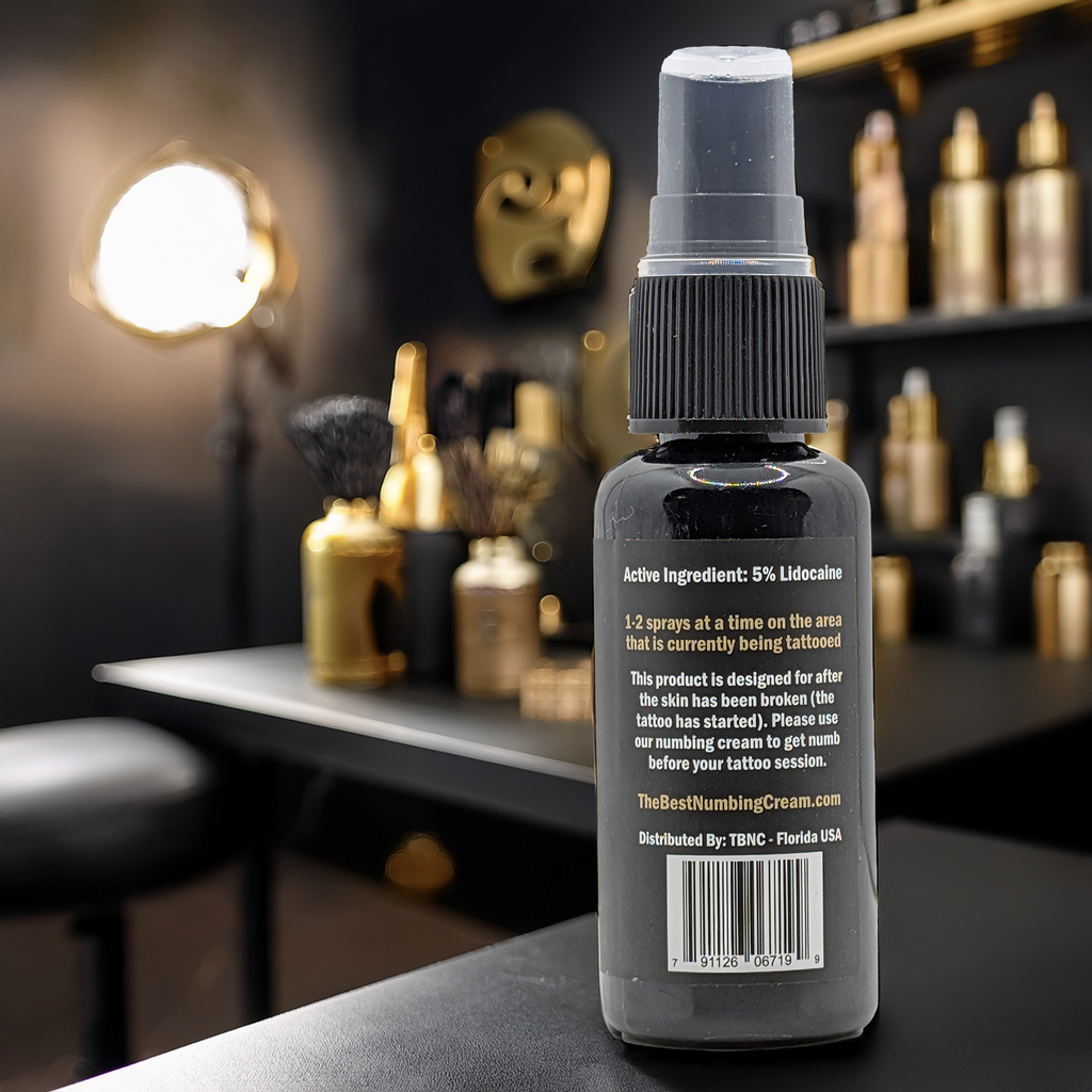 Tattoo Numbing Spray – Mid-Session Maximum Strength
