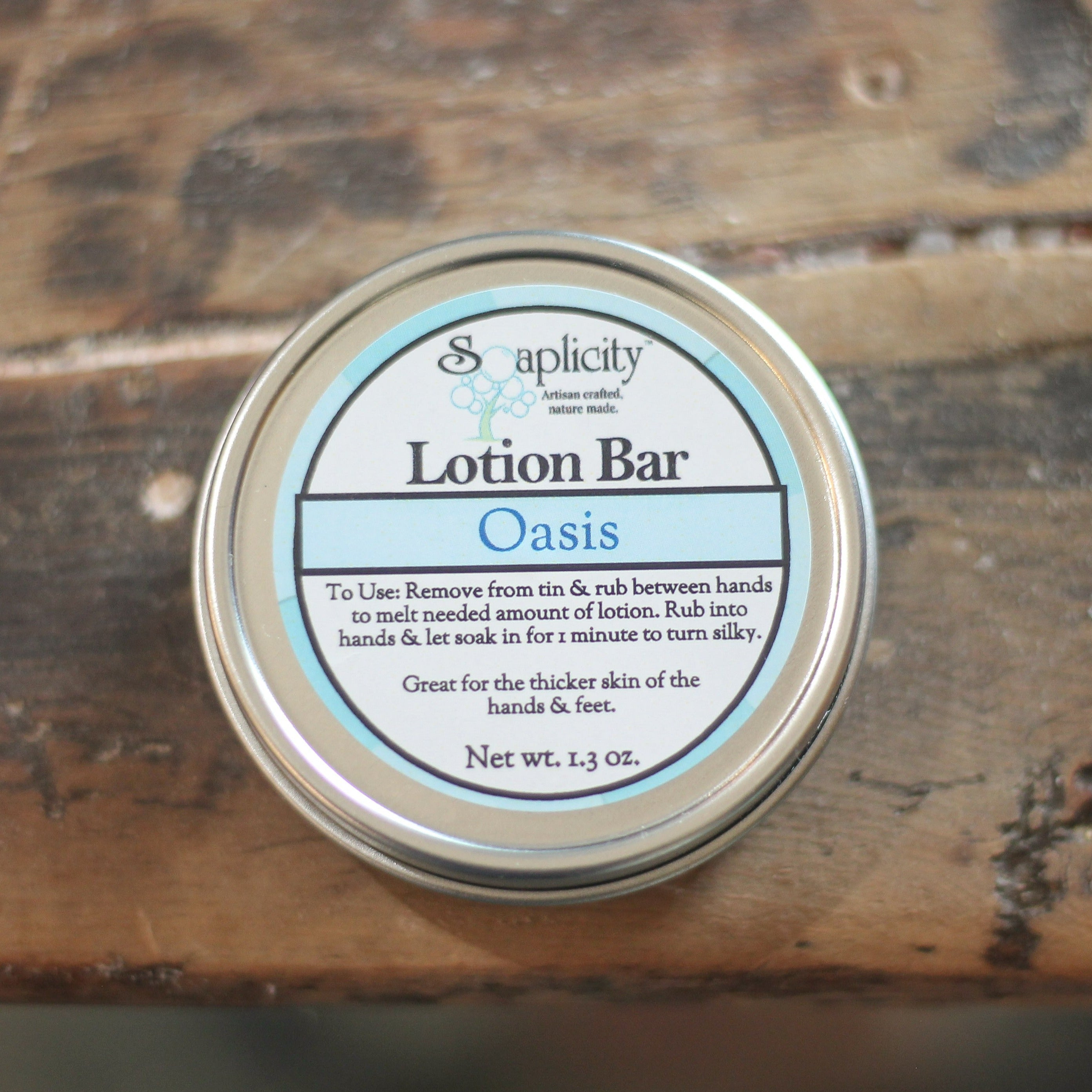 Oasis Lotion Bar – Intensive Solid Moisturizer for Severely Dry Skin