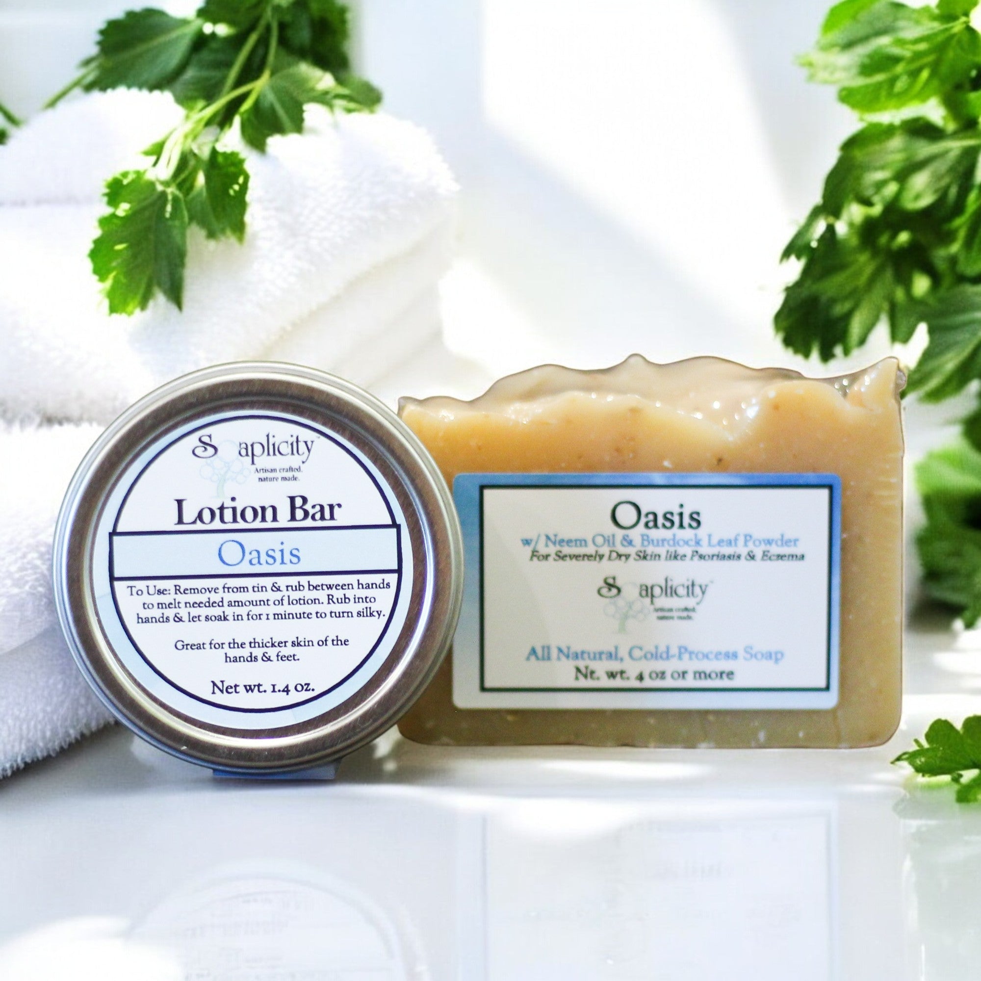 Oasis Bundles for Severely Dry Skin – Natural Dry Skin Relief System