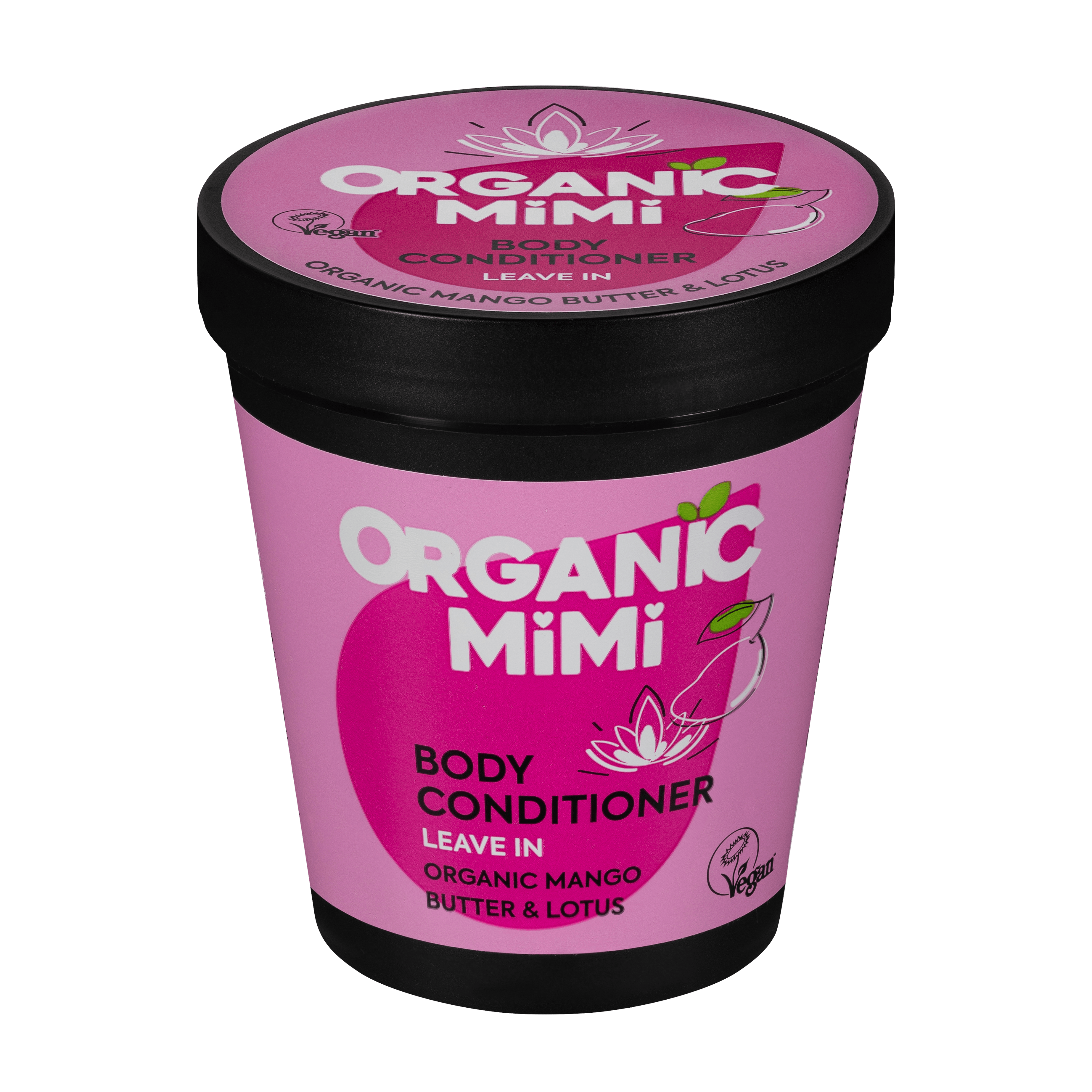 Organic Mimi Leave-In Body Conditioner – Mango & Lotus, 200ml