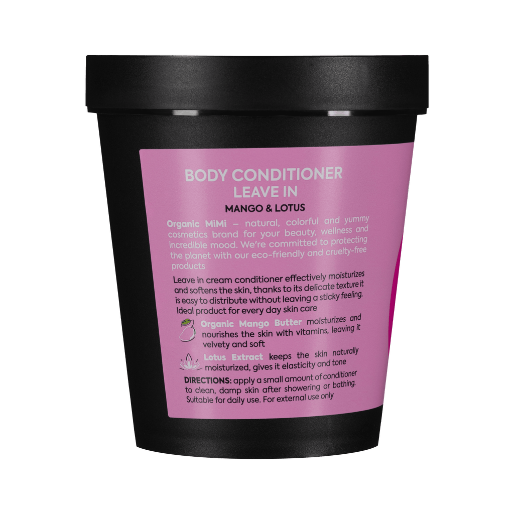 Organic Mimi Leave-In Body Conditioner – Mango & Lotus, 200ml