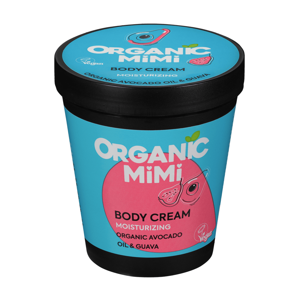 Organic Mimi Moisturizing Body Cream – Avocado & Guava, 200ml