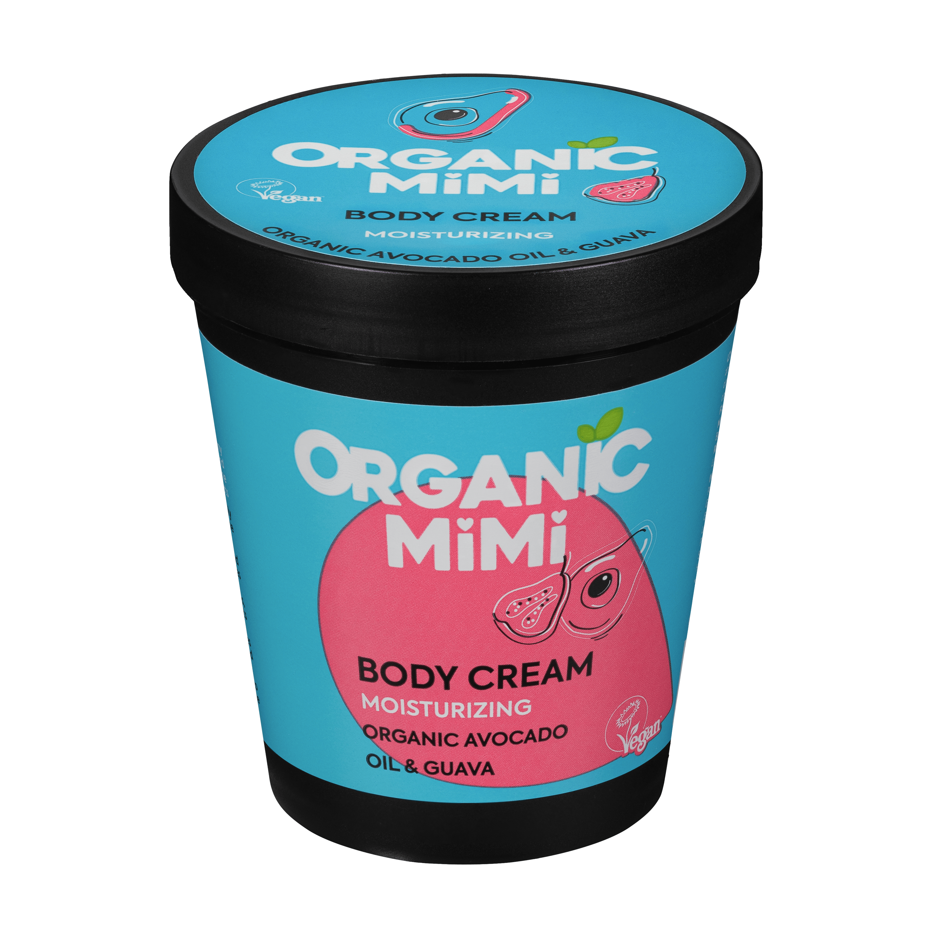 Organic Mimi Moisturizing Body Cream – Avocado & Guava, 200ml