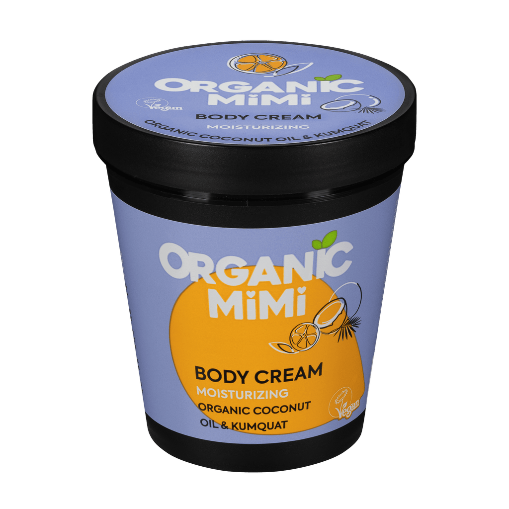 Organic Mimi Moisturizing Body Cream – Coconut & Kumquat, 200ml