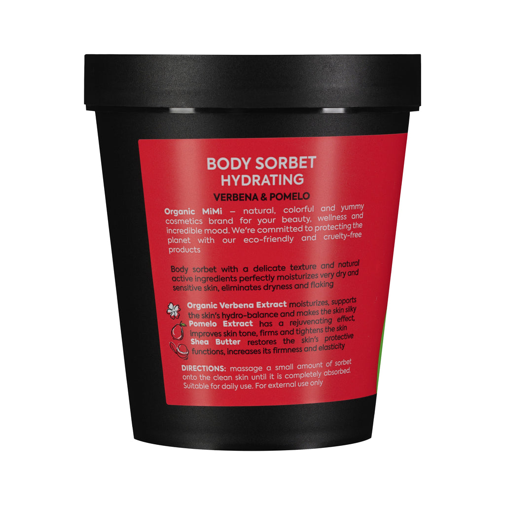 Organic Mimi Hydrating Body Sorbet – Verbena & Pomelo, 200ml