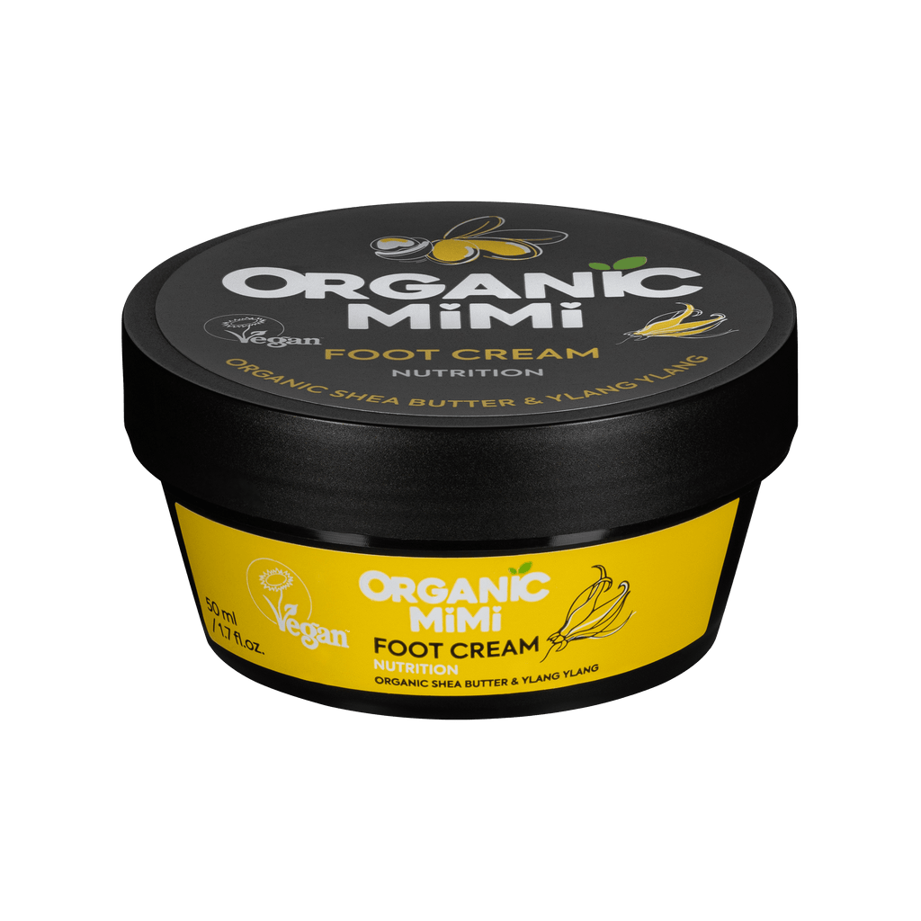 Organic Mimi Nourishing Foot Cream – Shea & Ylang Ylang, 50ml