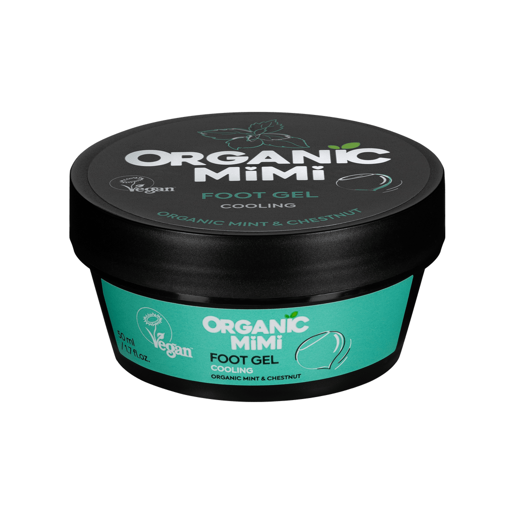 Organic Mimi Cooling Foot Gel – Mint & Chestnut, 50ml