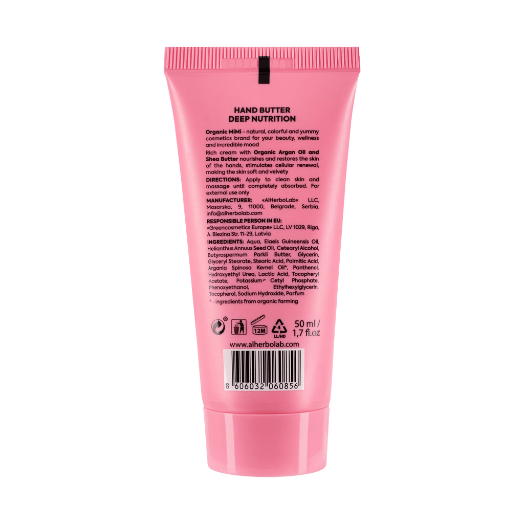 Organic Mimi Deep Nutrition Hand Butter, 50ml