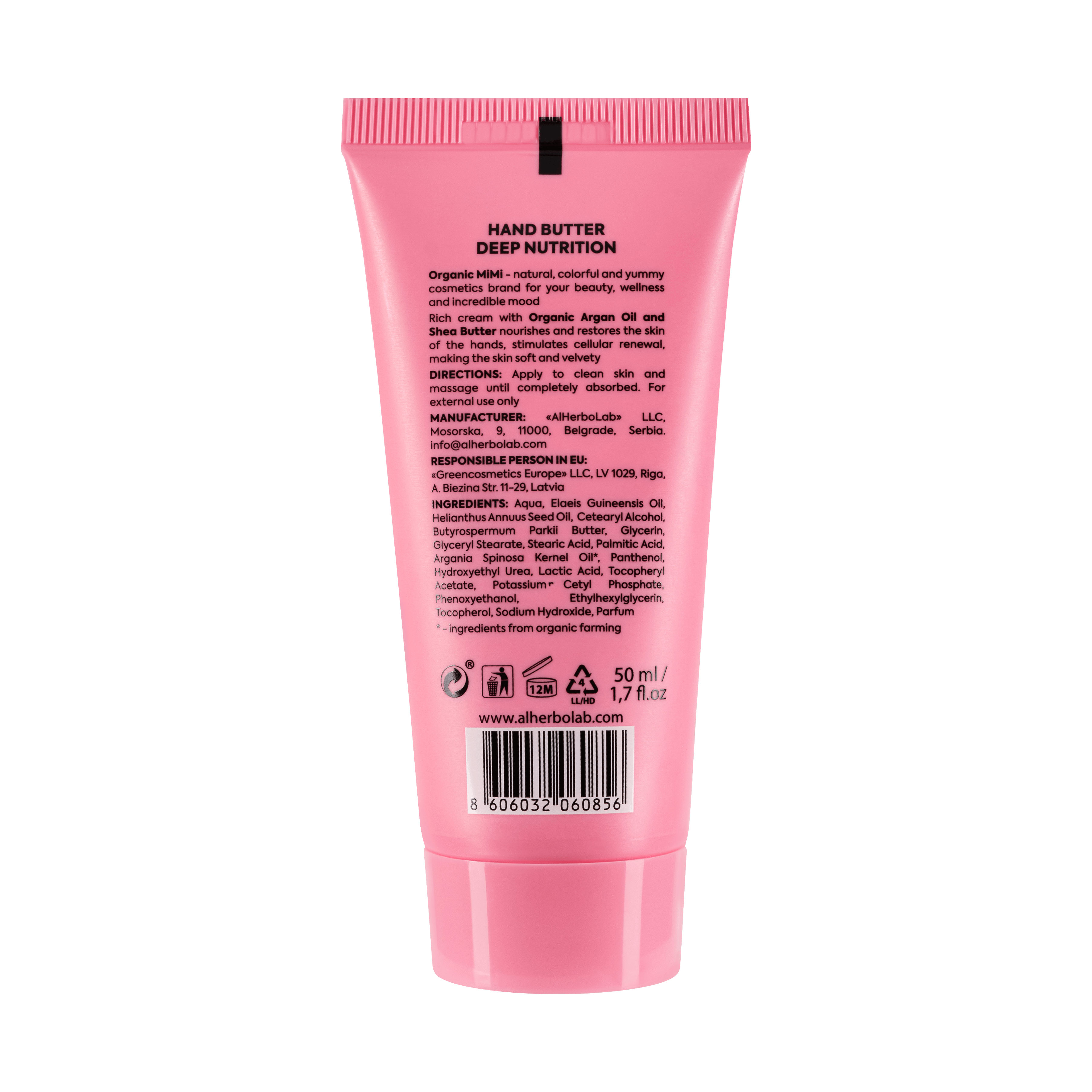 Organic Mimi Deep Nutrition Hand Butter, 50ml