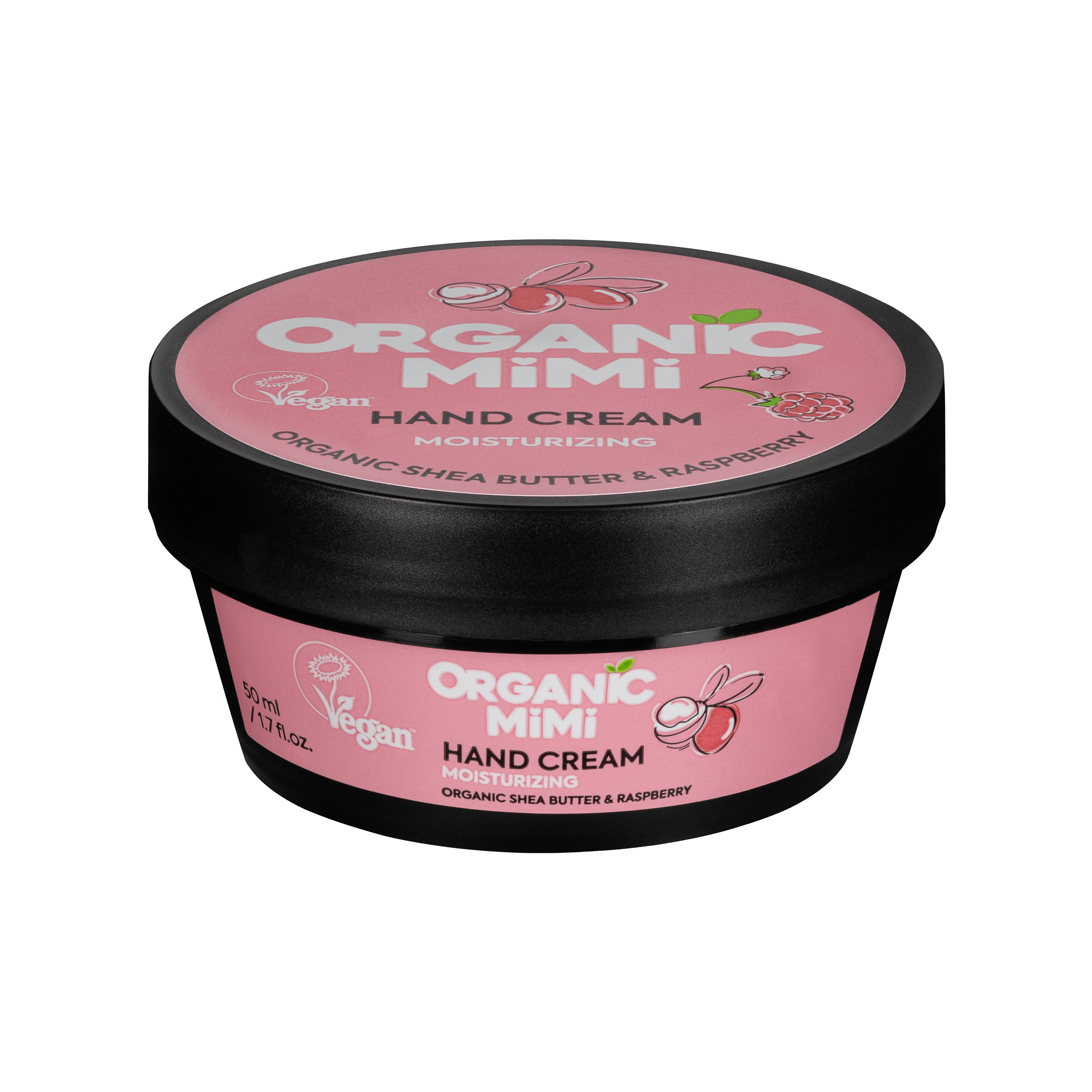 Organic Mimi Moisturizing Hand Cream – Shea & Raspberry, 50ml