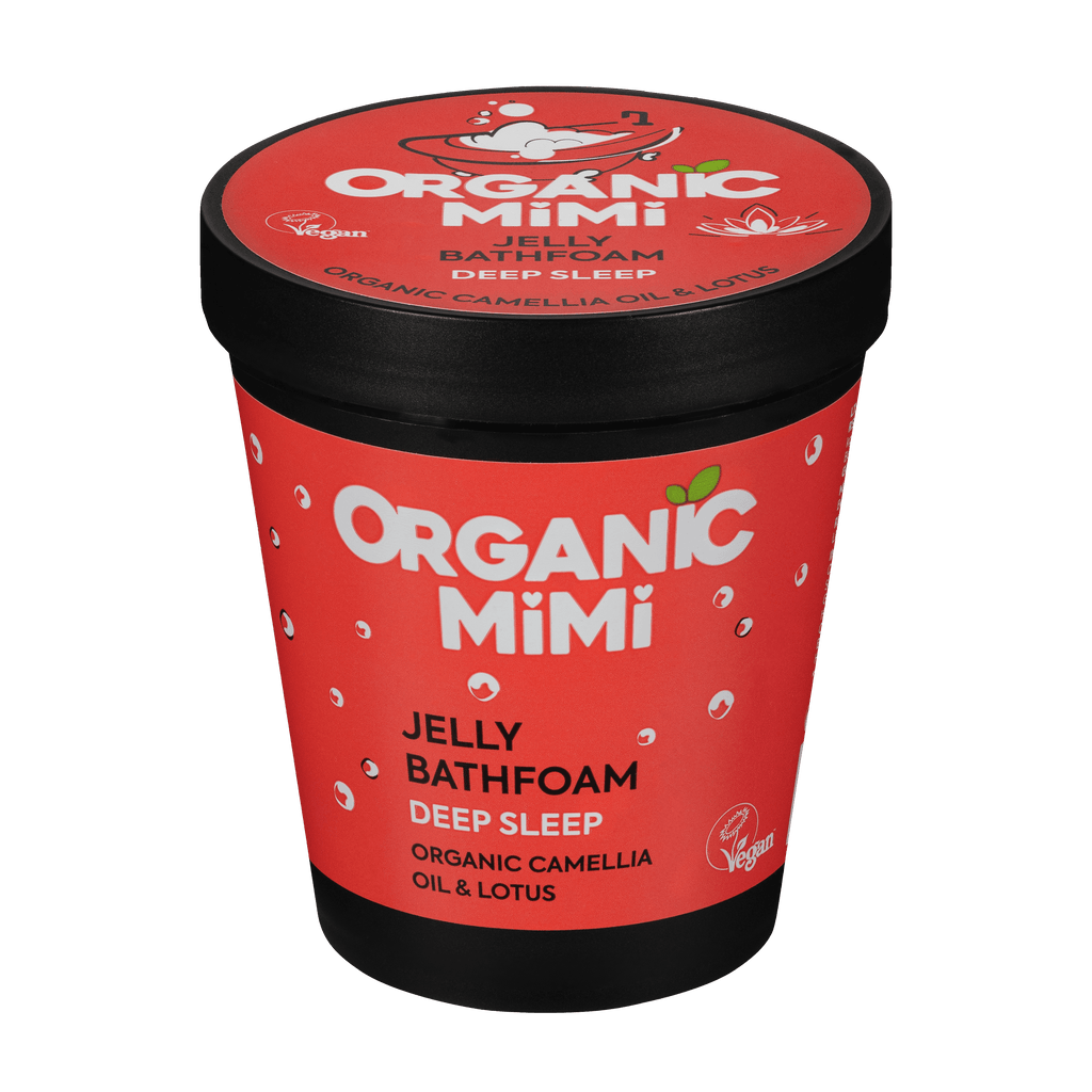 Organic Mimi Deep Sleep Jelly Bath Foam – Camellia & Lotus, 200ml