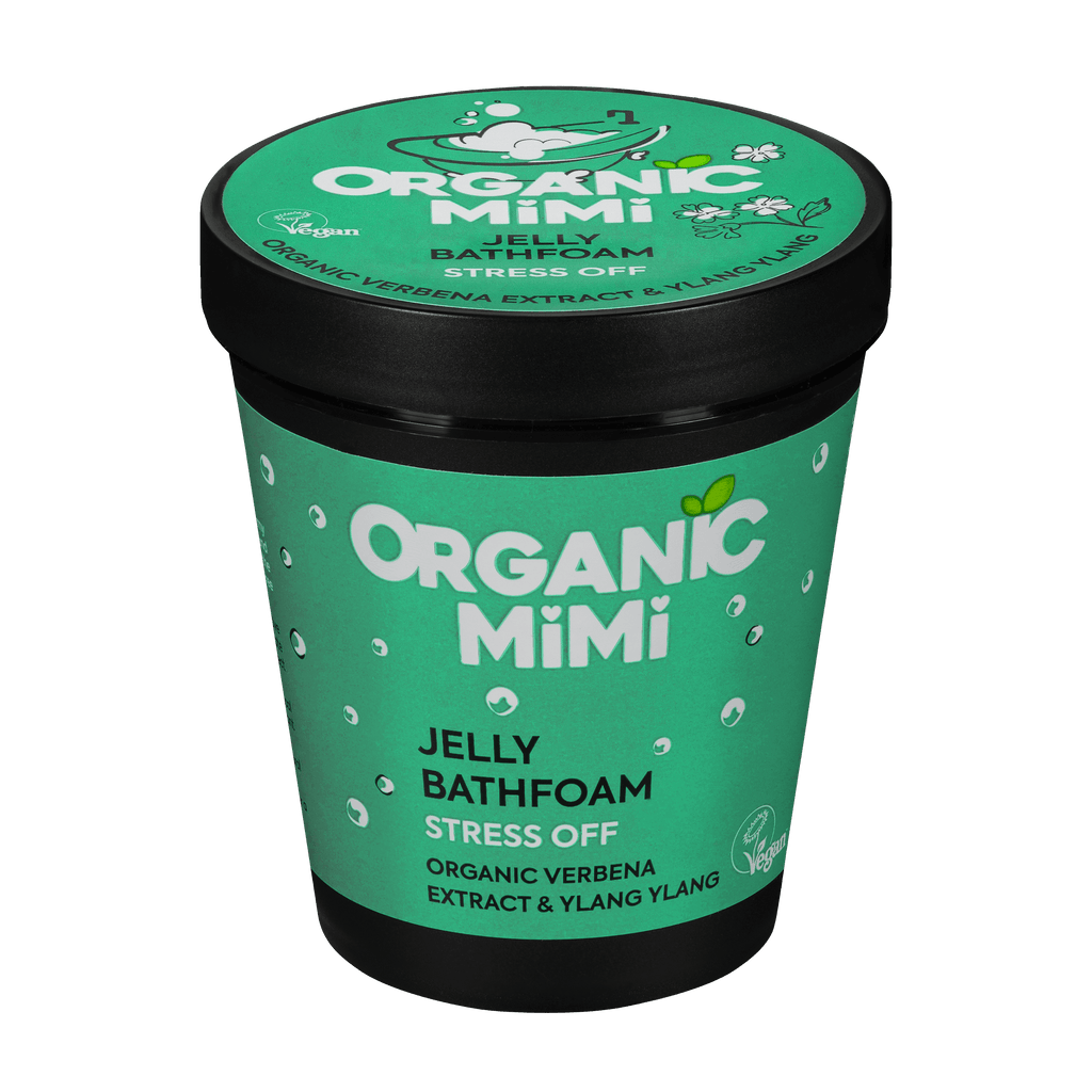 Organic Mimi Stress Off Jelly Bath Foam – Verbena & Ylang Ylang, 200ml