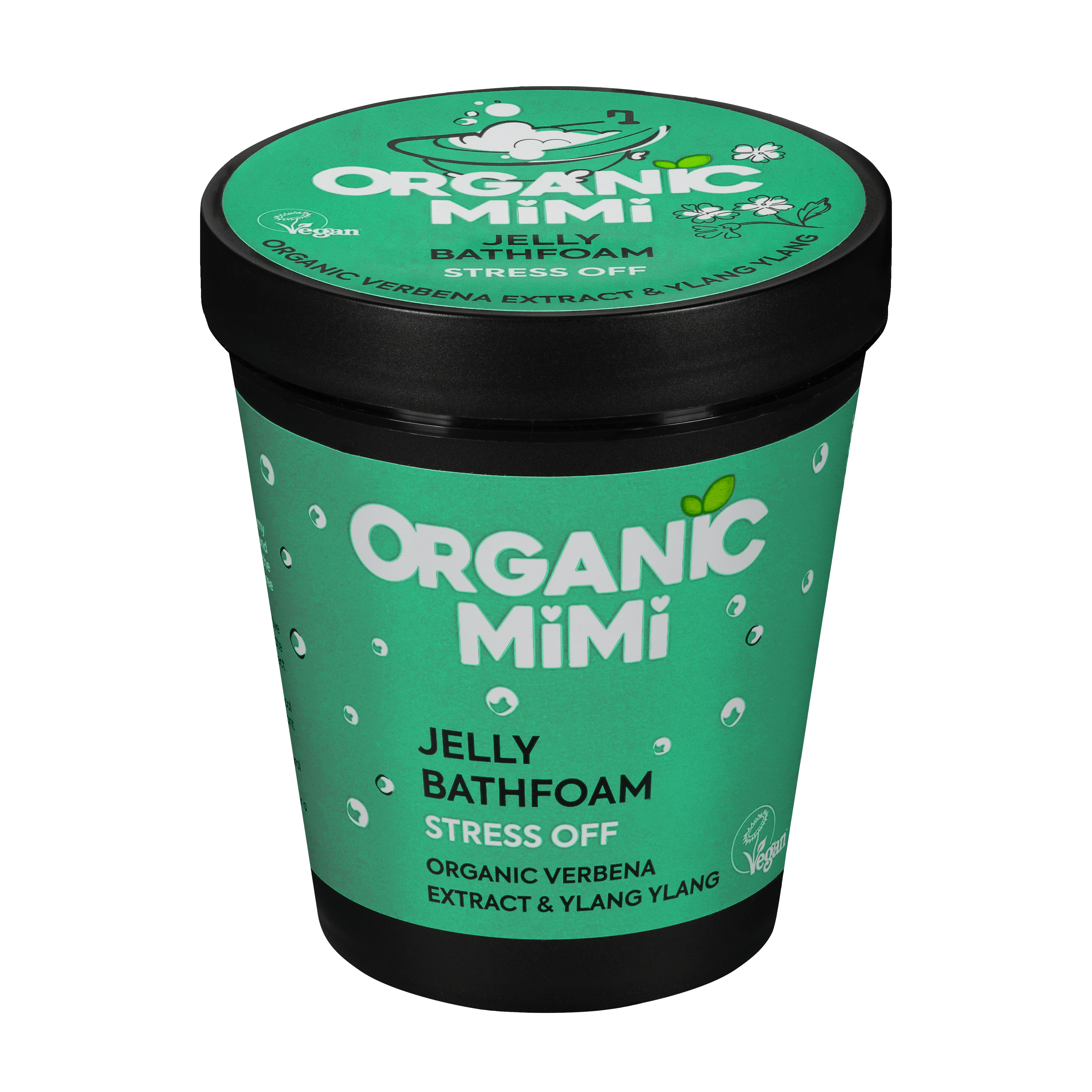 Organic Mimi Stress Off Jelly Bath Foam – Verbena & Ylang Ylang, 200ml