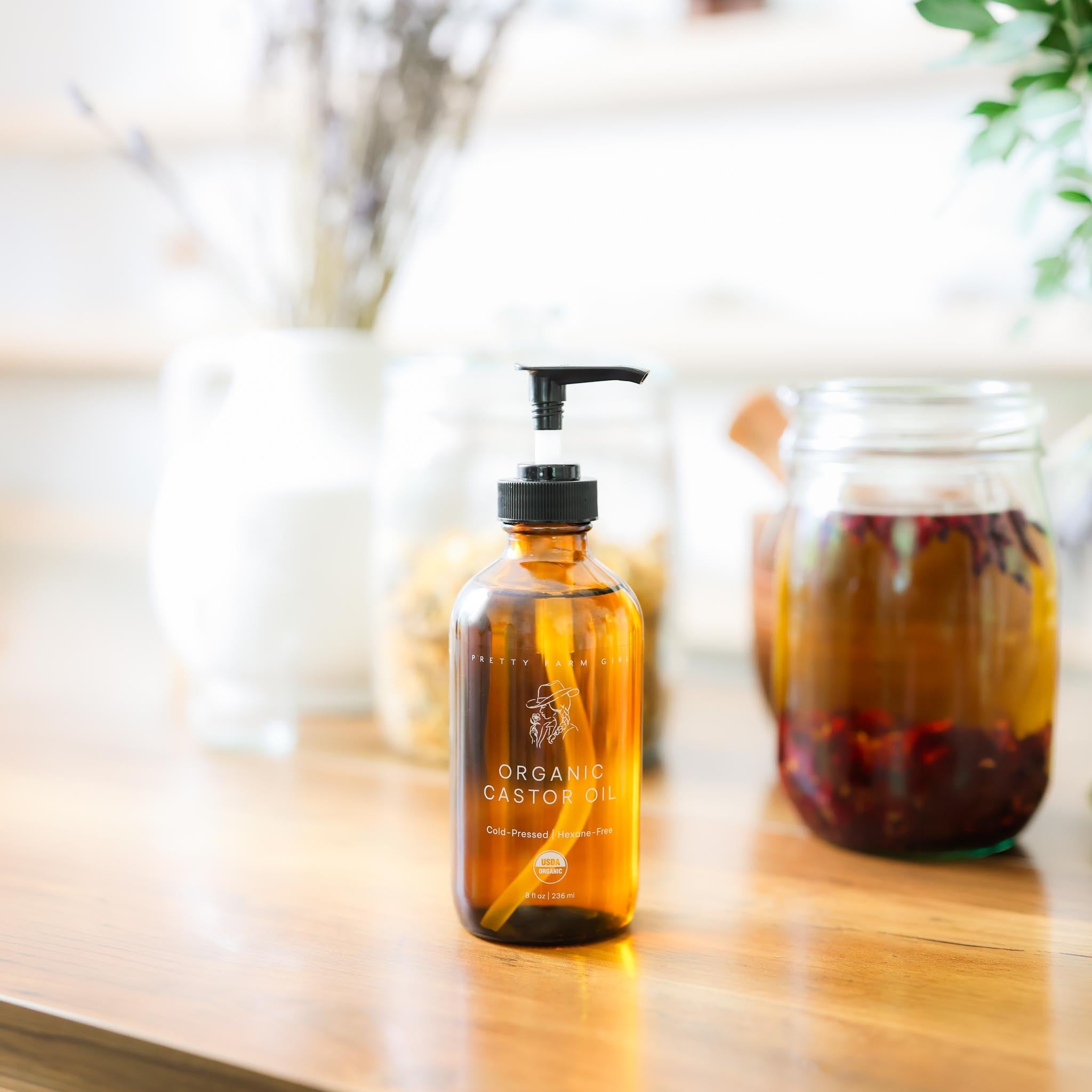 Pure Organic Cold-Pressed Castor Oil – Hexane-Free Multi-Use Wellness Oil