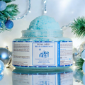 Blue Christmas Foaming Sugar Scrub – Bergamot, Pine & Vanilla Musk