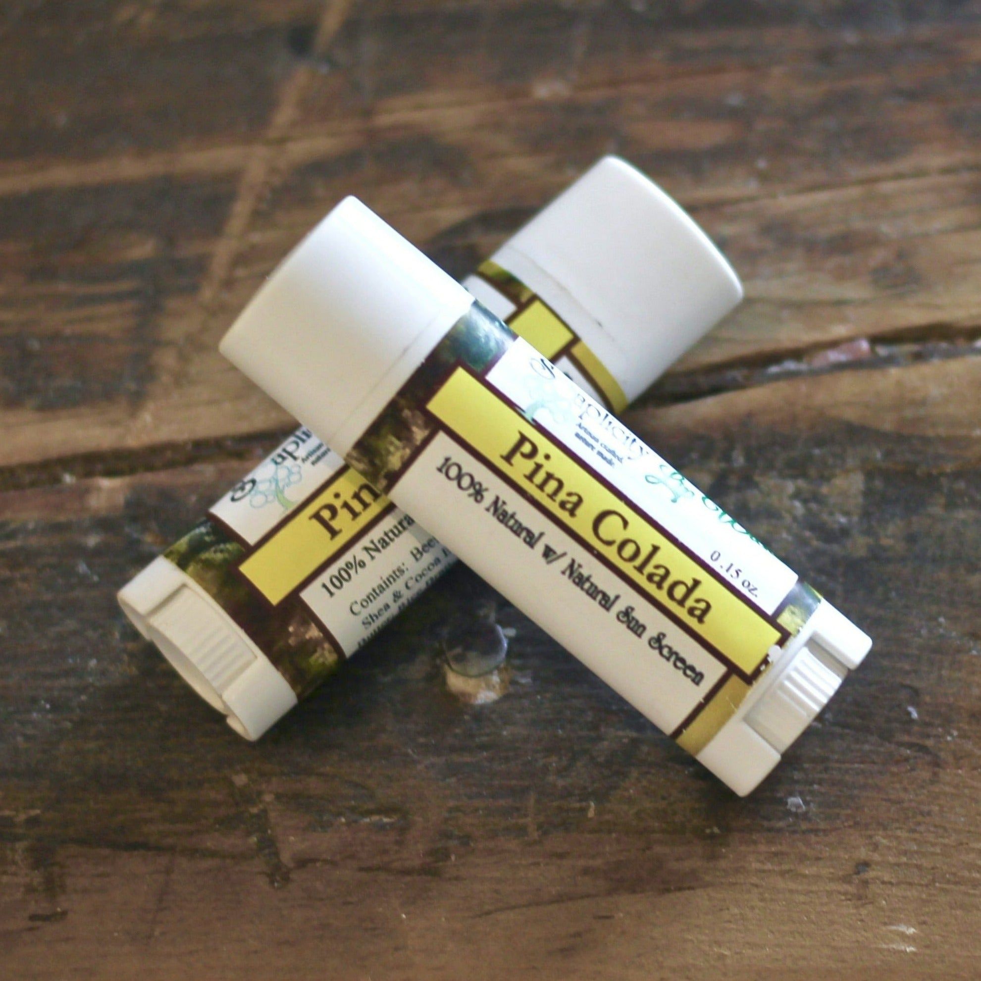 Pina Colada Lip Wick Lip Balm – Natural Tropical Moisturizing Lip Balm with SPF