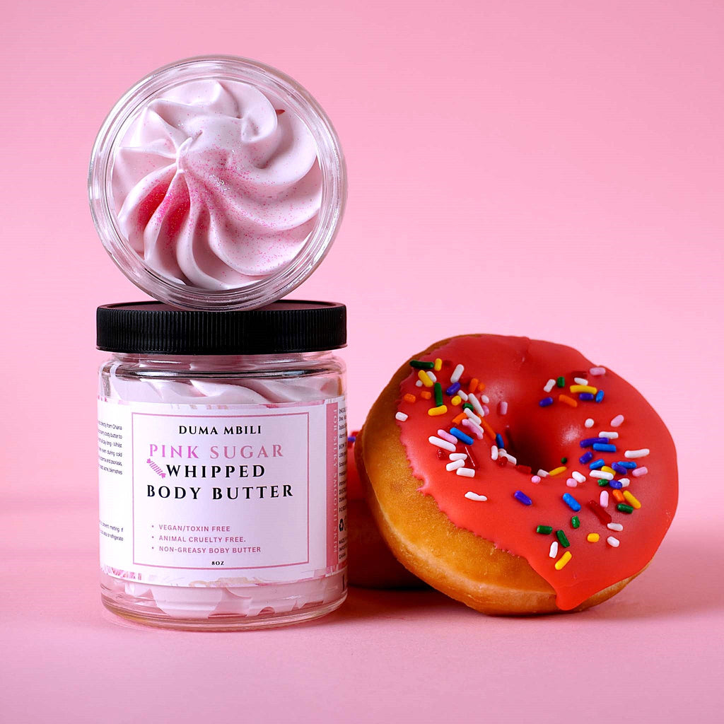 Pink Sugar Whipped Body Butter – Shea, Mango & Cocoa Butter Blend