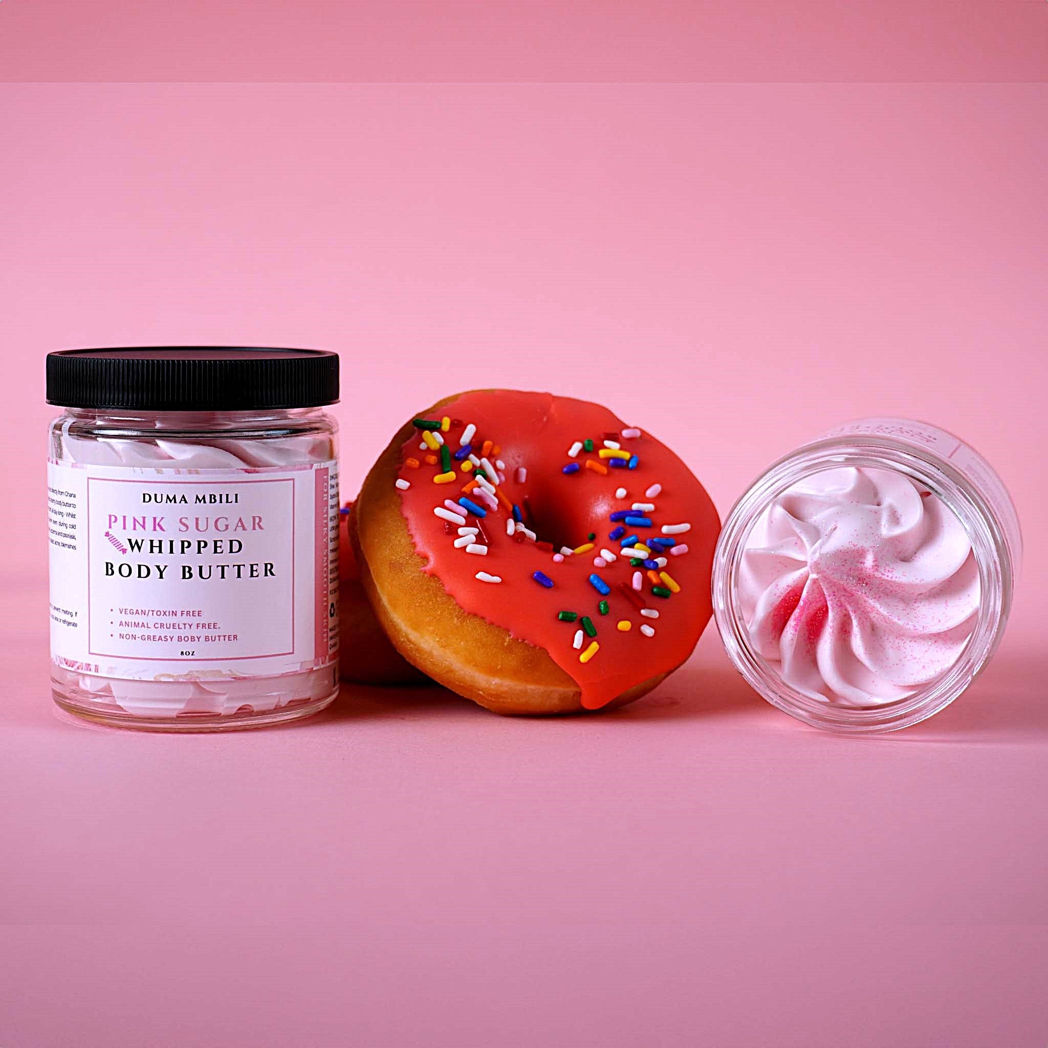 Pink Sugar Whipped Body Butter – Shea, Mango & Cocoa Butter Blend