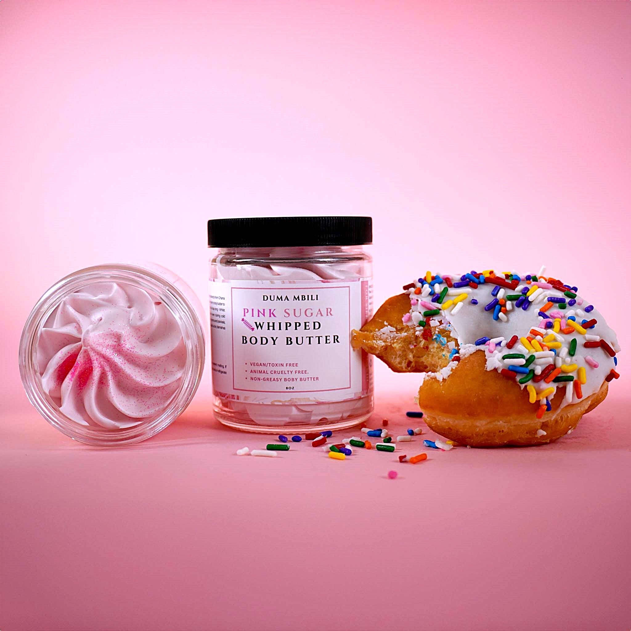 Pink Sugar Whipped Body Butter – Shea, Mango & Cocoa Butter Blend